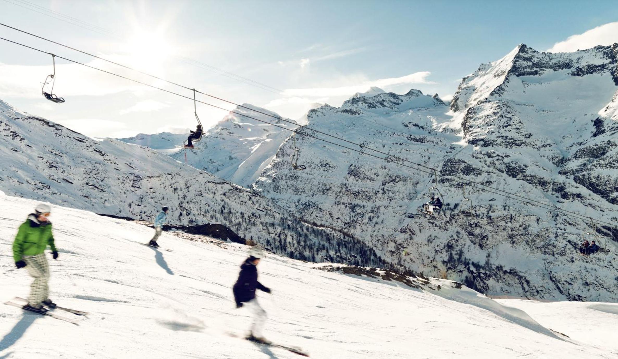 Bergsicht, SKi, 5 min Seilbahn, nahe Saas-Fee