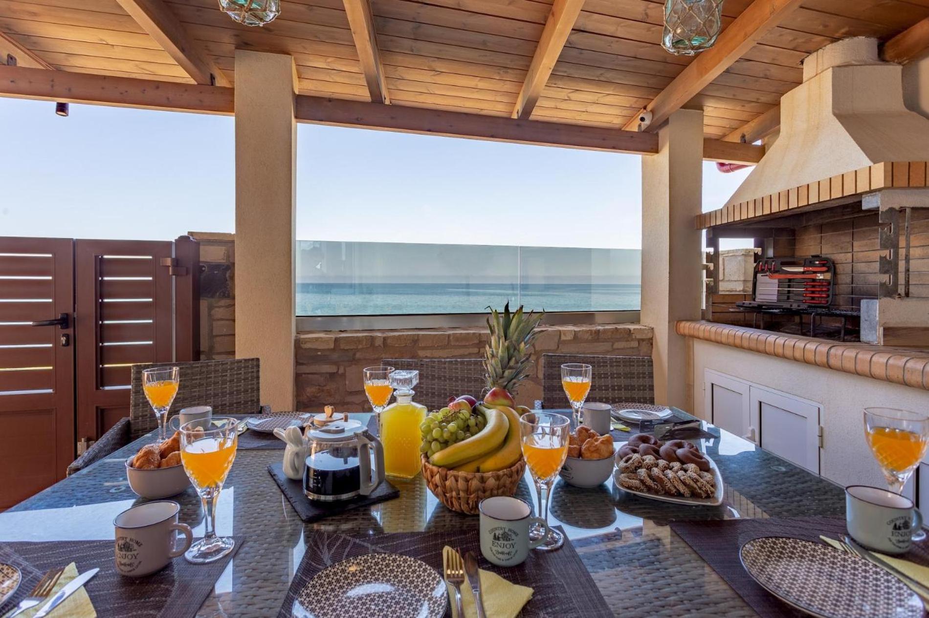 Thalassa Beachfront Villa with private pool