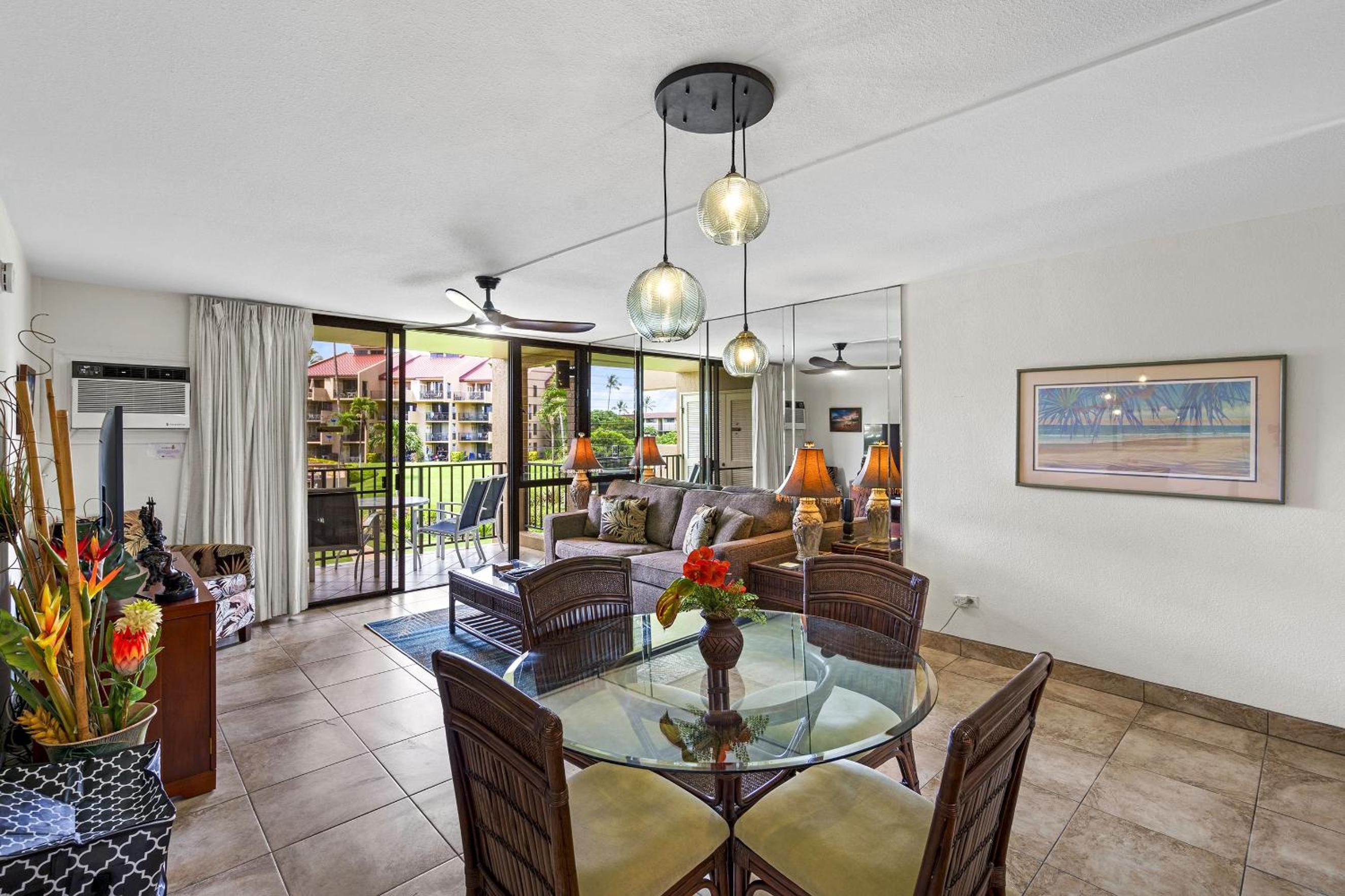 Kamaole Sands 7-206 - Renovated, Courtyard Views, Steps to the Beach, AC