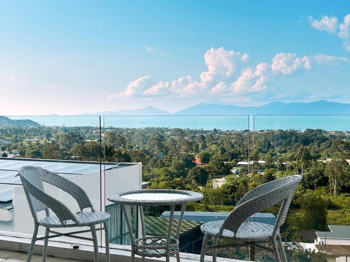 Bobut beach, Koh Samui, Thailand, half mountain sea view, four-bedroom, four-bathroom villa B
