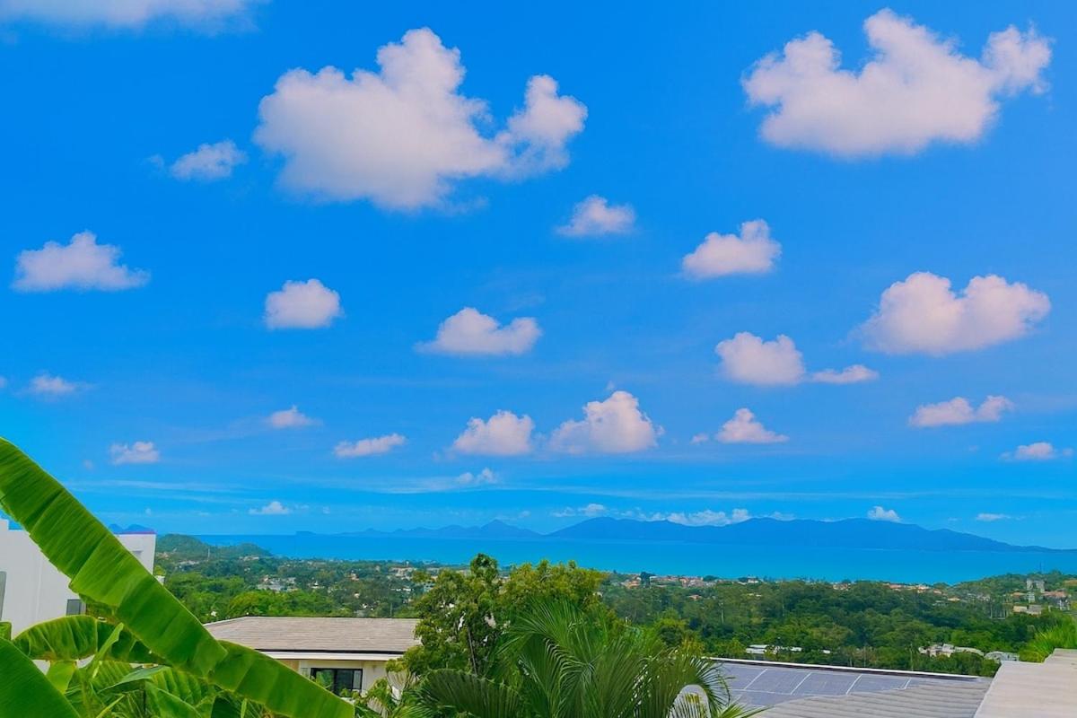Bobut beach, Koh Samui, Thailand, half mountain sea view, four-bedroom, four-bathroom villa B