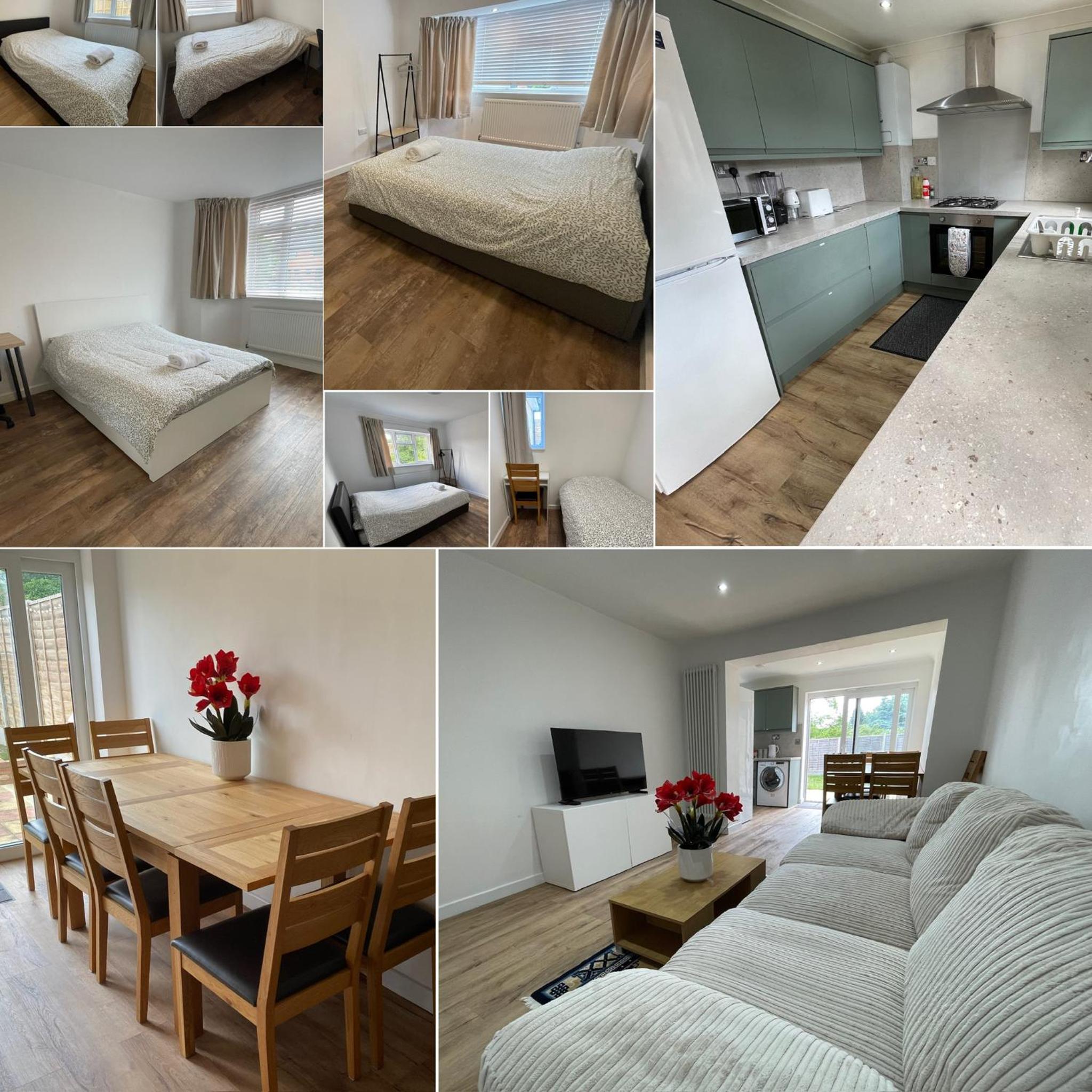 6 Bedroom Home, FREE Parking & Wi-Fi Garden
