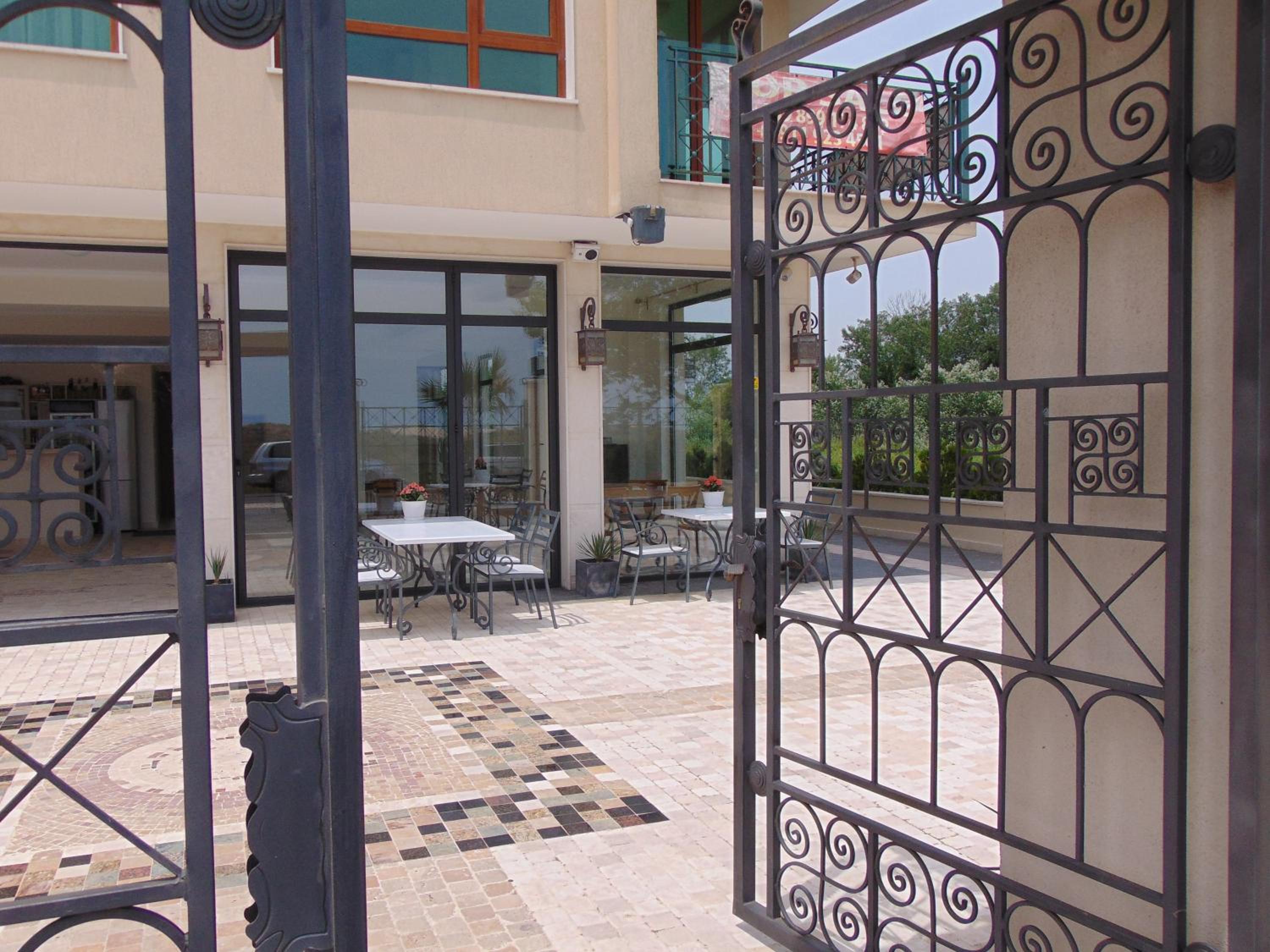 outdoor BBQ area