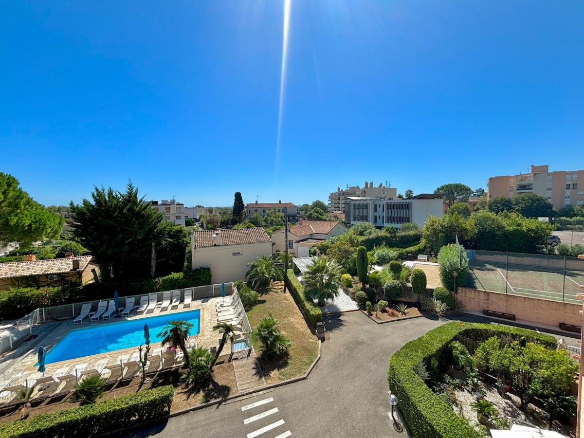 Grand studio climatisé, piscine, plage 5mn, parking gratuit