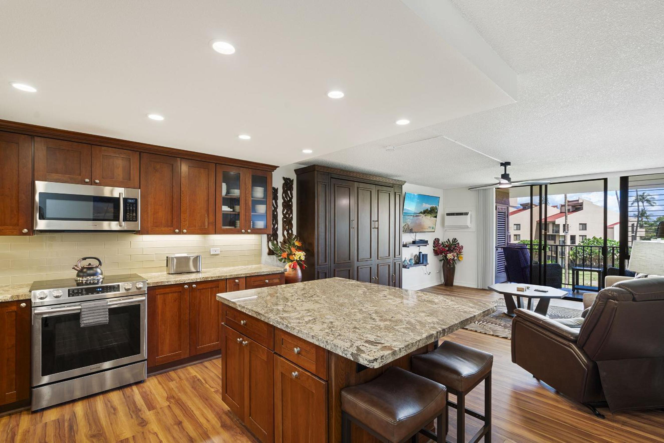 Kamaole Sands 7-308 - Fully Renovated in 2025, Whisper-Quiet AC, Premium Comfort