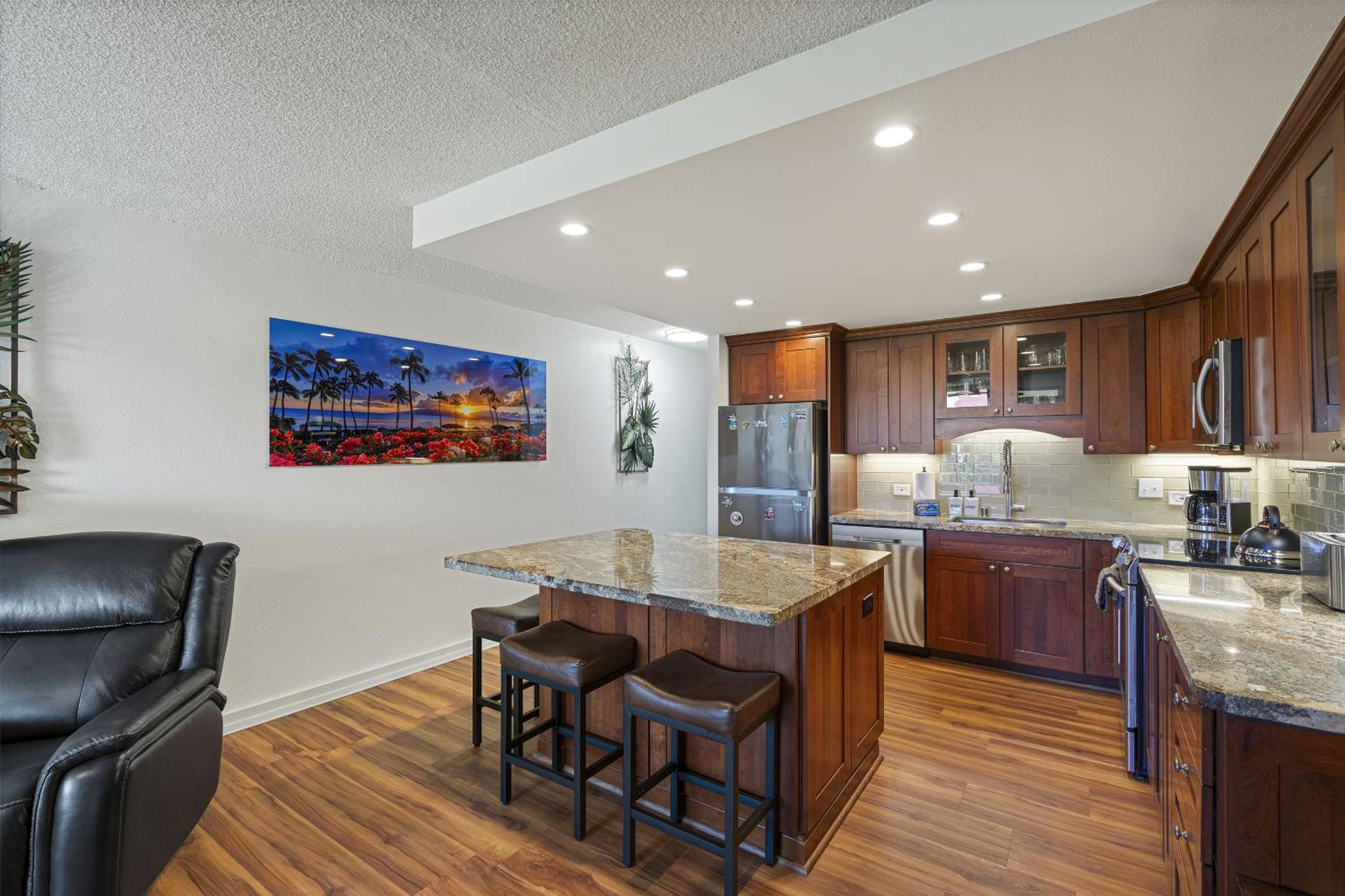 Kamaole Sands 7-308 - Fully Renovated in 2025, Whisper-Quiet AC, Premium Comfort