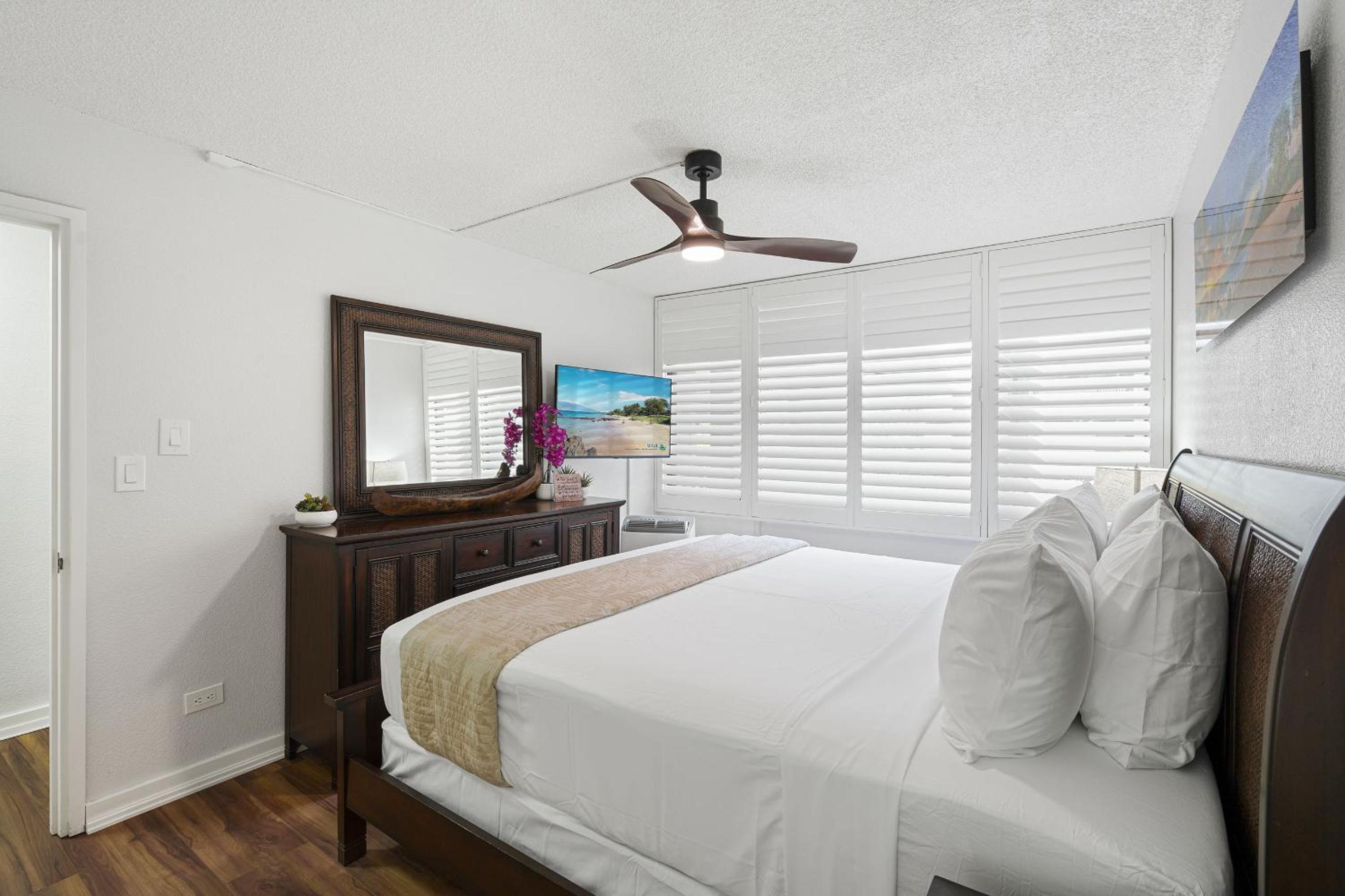 Kamaole Sands 7-308 - Fully Renovated in 2025, Whisper-Quiet AC, Premium Comfort