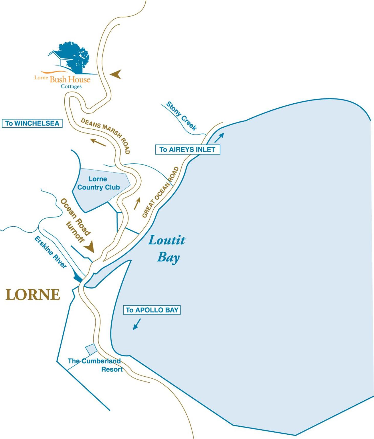 Lorne Bush House Cottages & Eco Retreats