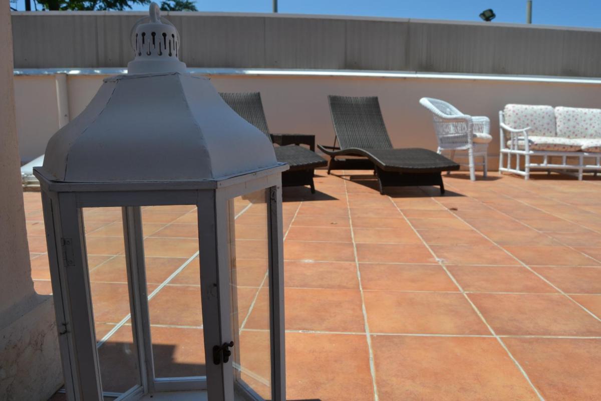 outdoor BBQ area