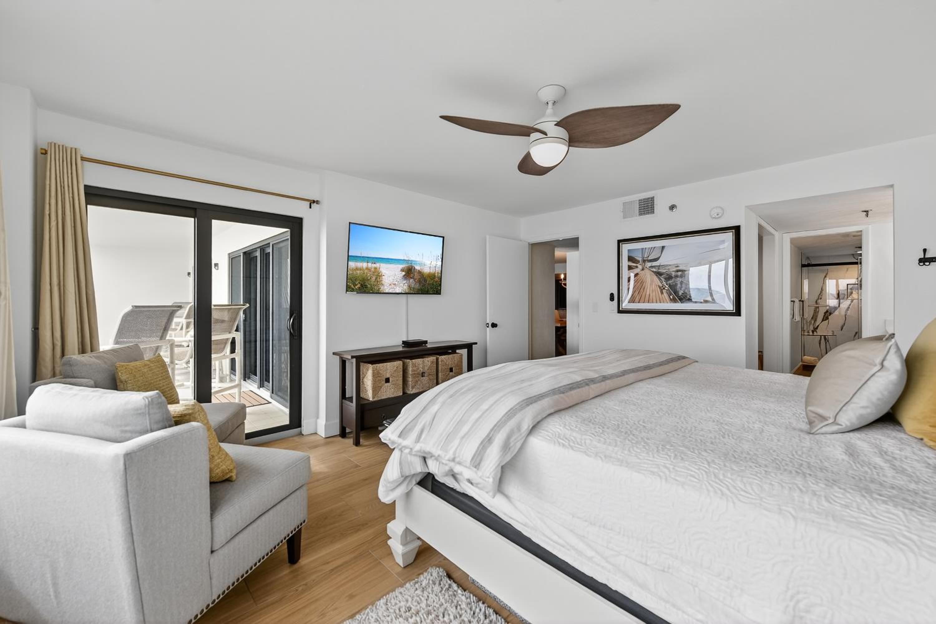 Luxury direct oceanfront corner with a large private balcony, heated pool and garage