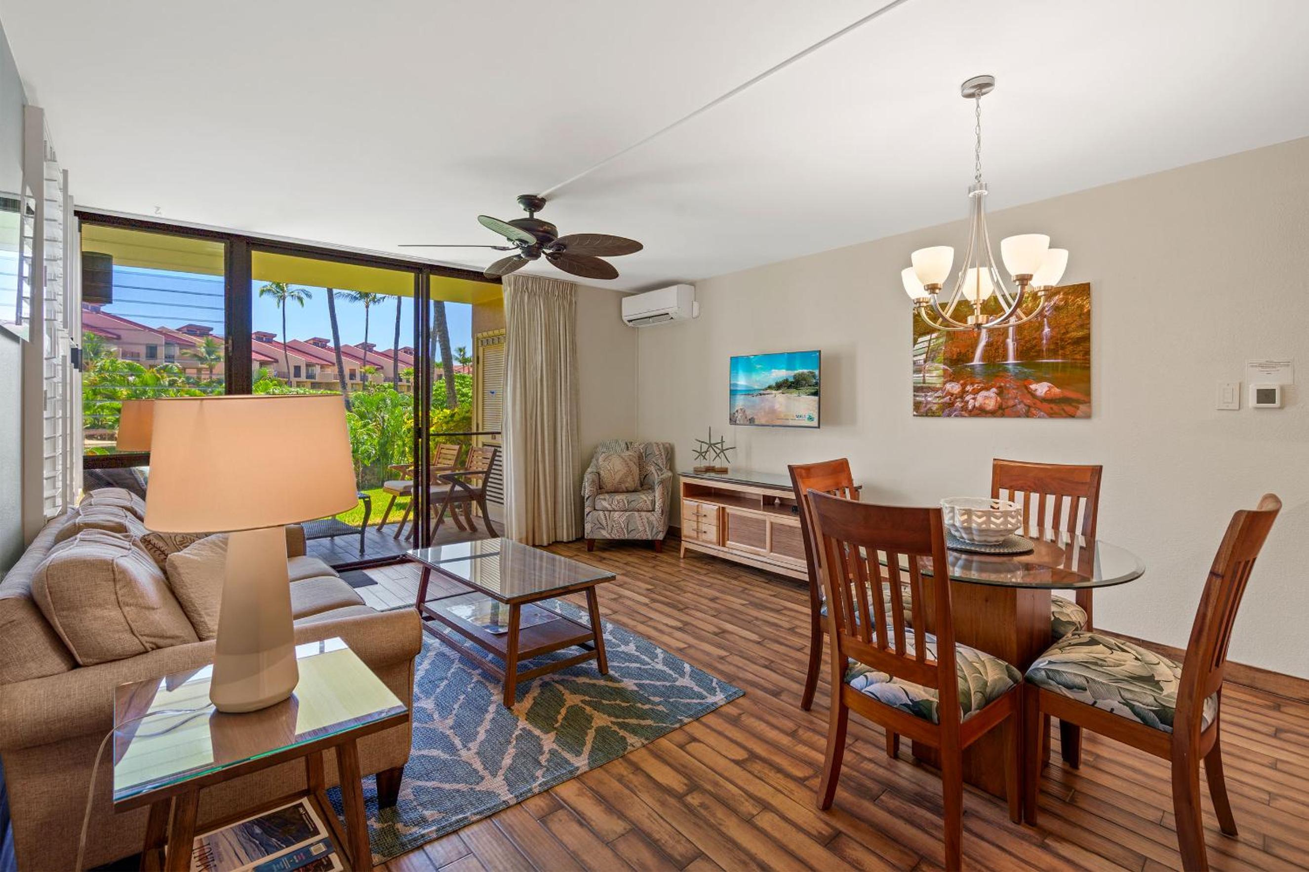 Discover Kamaole Sands 3-101 - Premium Ground Floor Renovation, Split AC, Wi-Fi