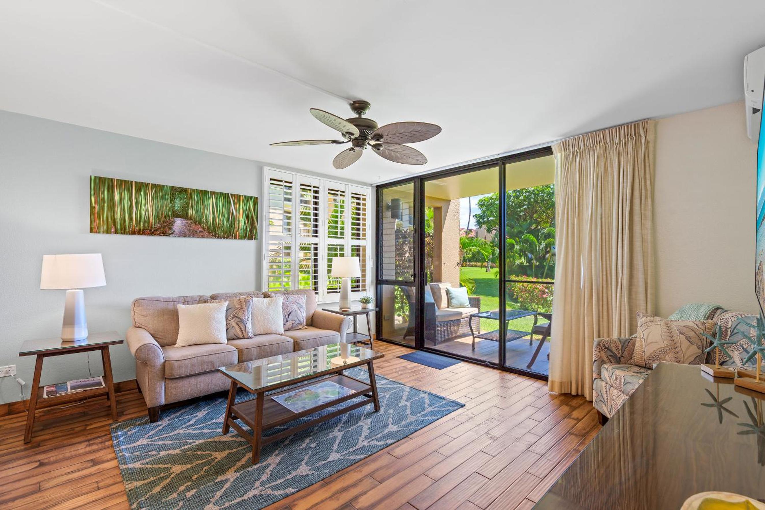 Discover Kamaole Sands 3-101 - Premium Ground Floor Renovation, Split AC, Wi-Fi