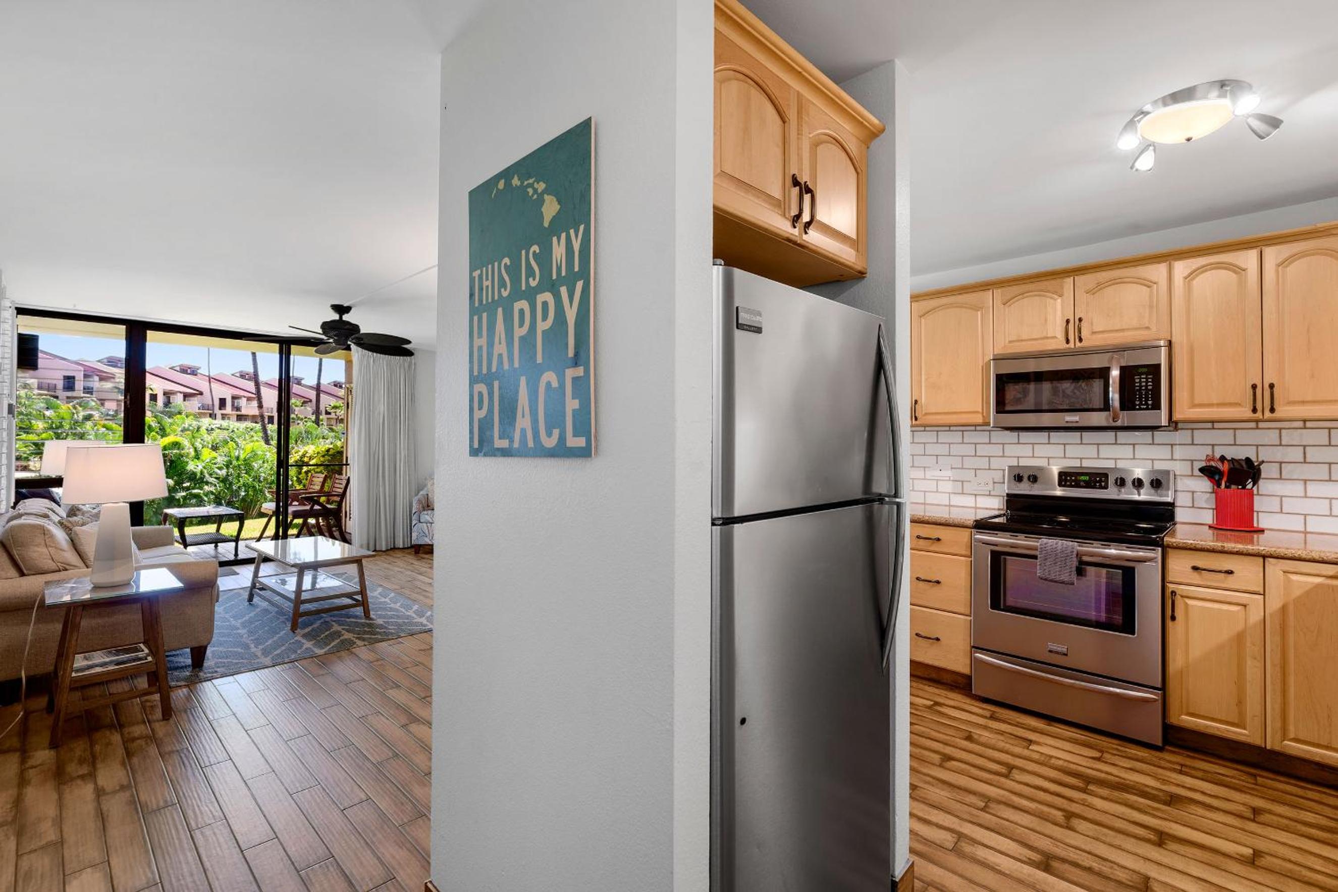 Discover Kamaole Sands 3-101 - Premium Ground Floor Renovation, Split AC, Wi-Fi