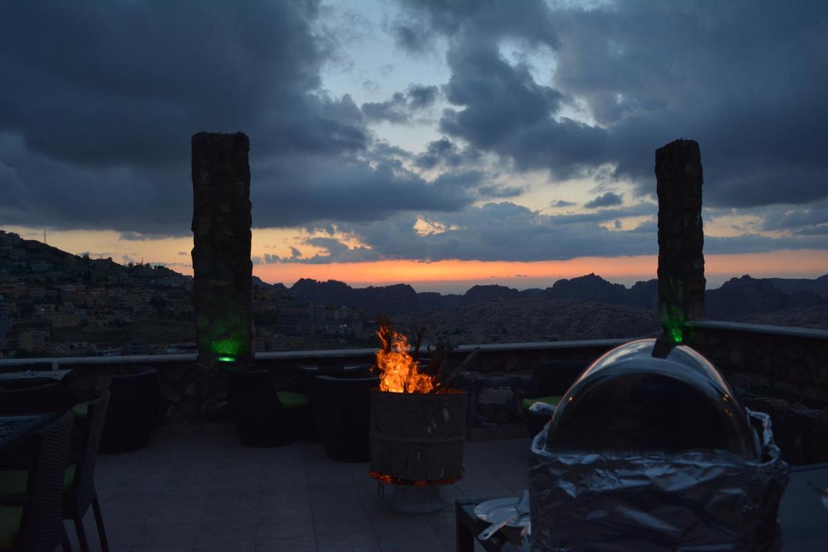 outdoor BBQ area