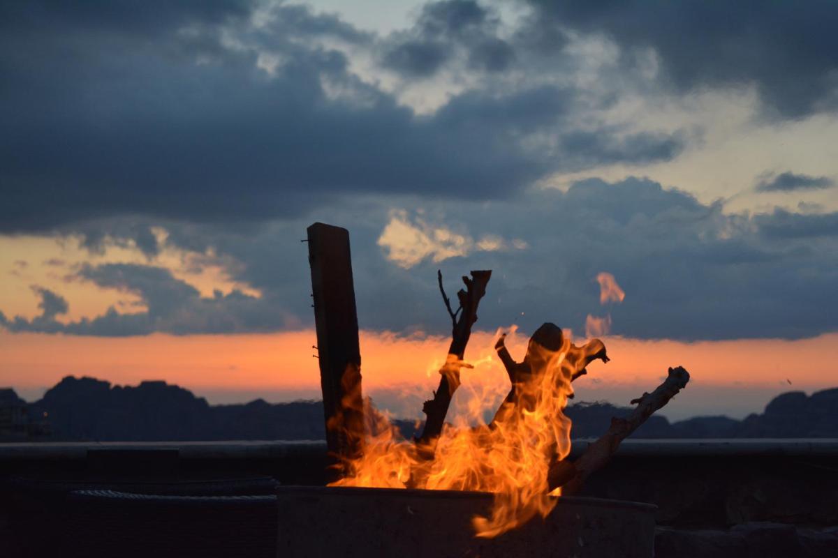 outdoor BBQ area