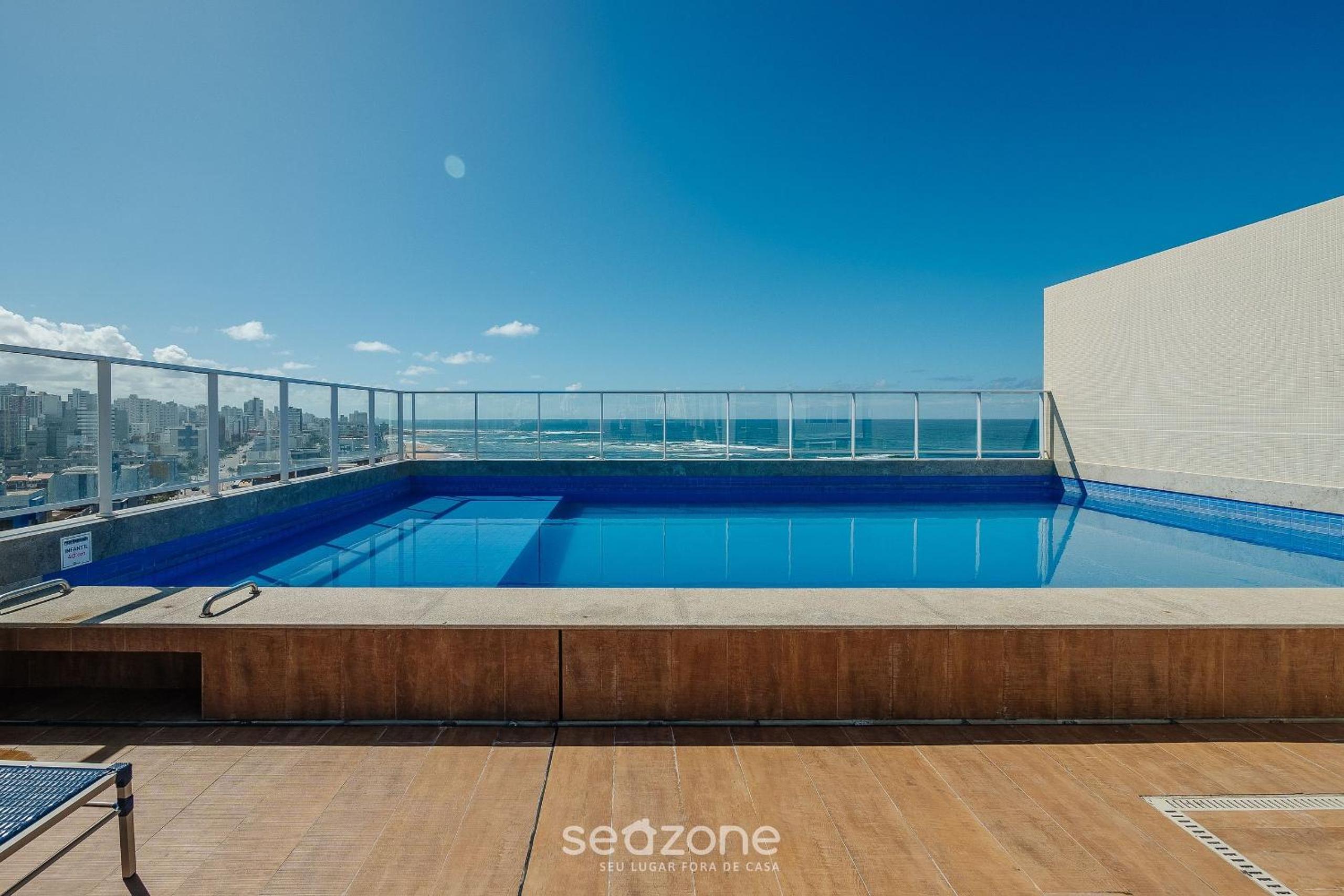 Condo. w/ Pool and Gym 70 m from the Beach - SMA