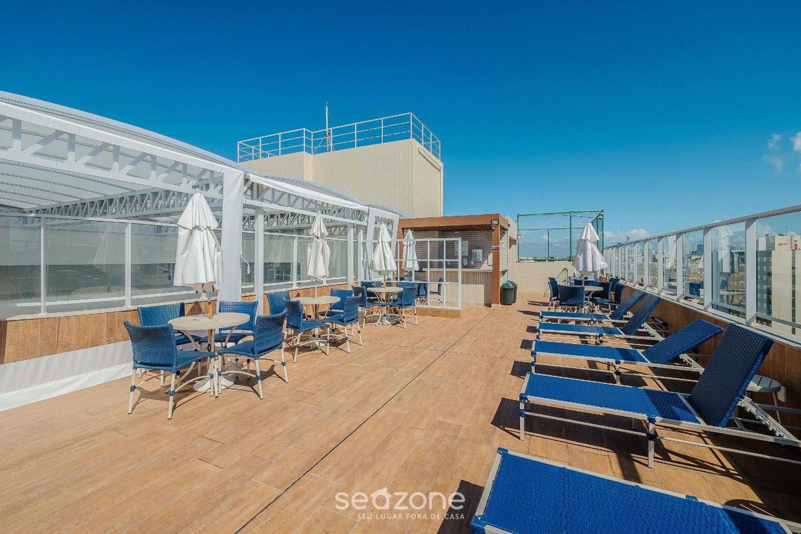 Condo. w/ Pool and Gym 70 m from the Beach - SMA