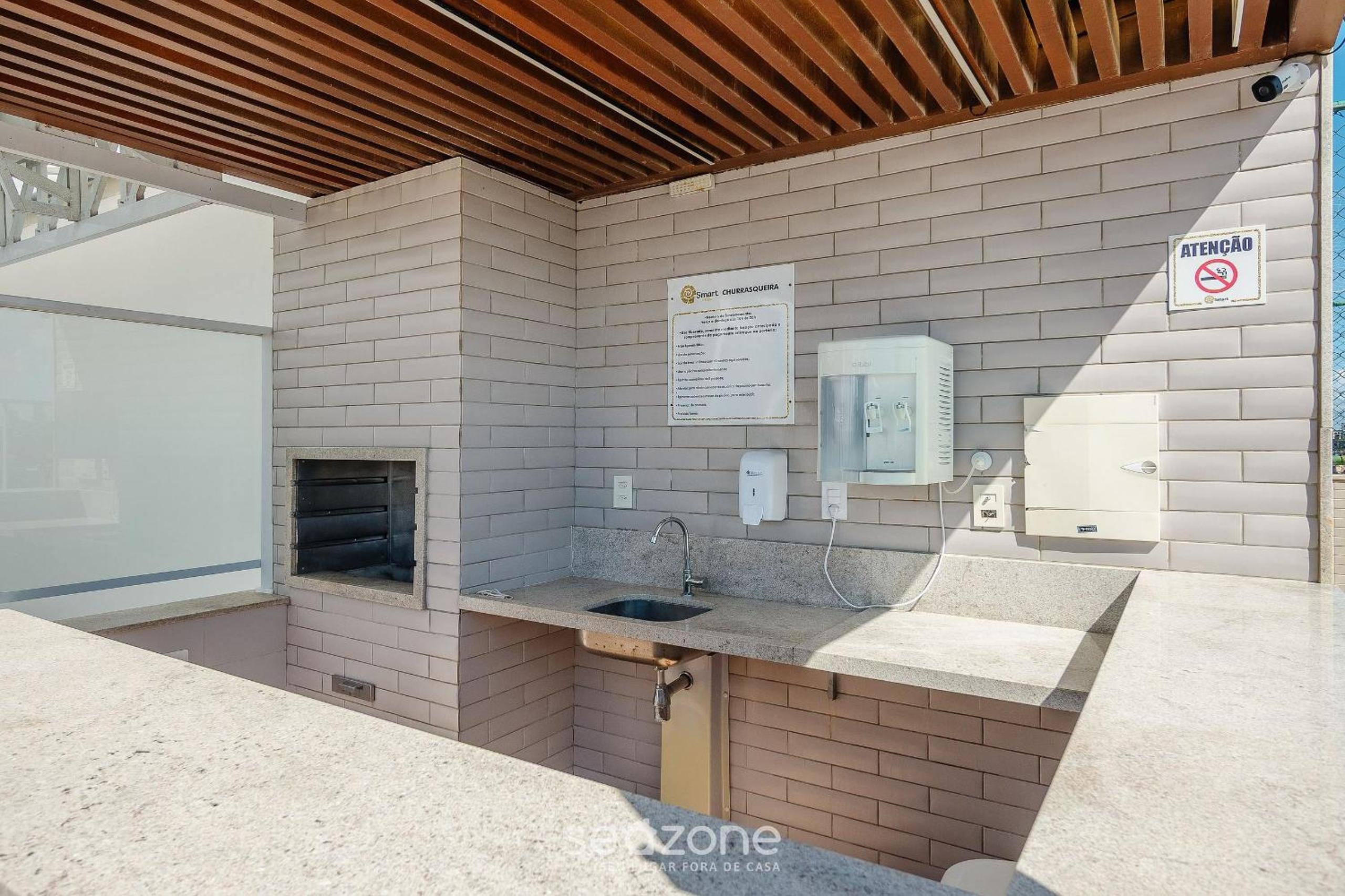 Condo. w/ Pool and Gym 70 m from the Beach - SMA