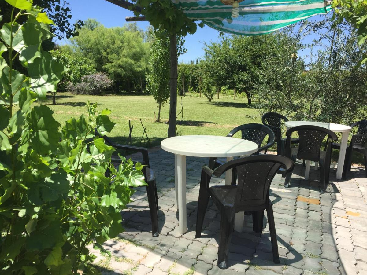 outdoor BBQ area