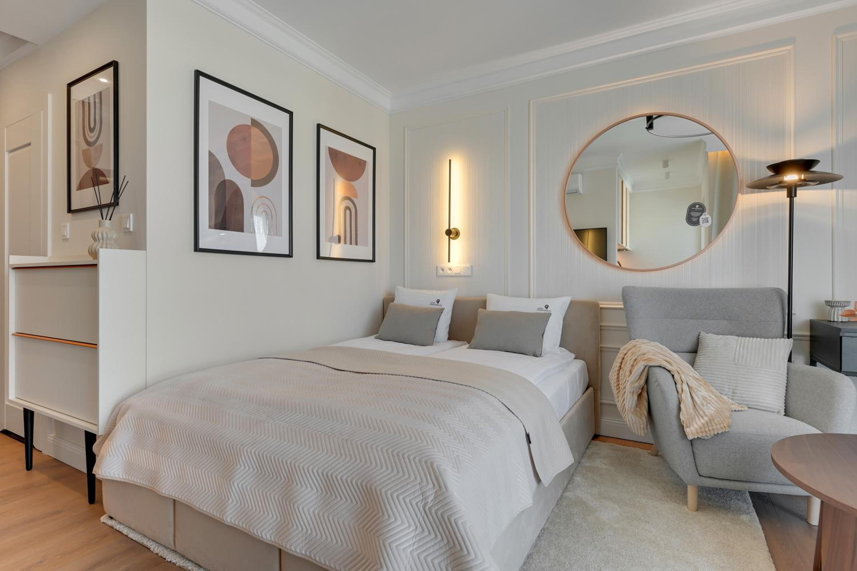 Perspektywa Apartment with balcony by Lion Apartments