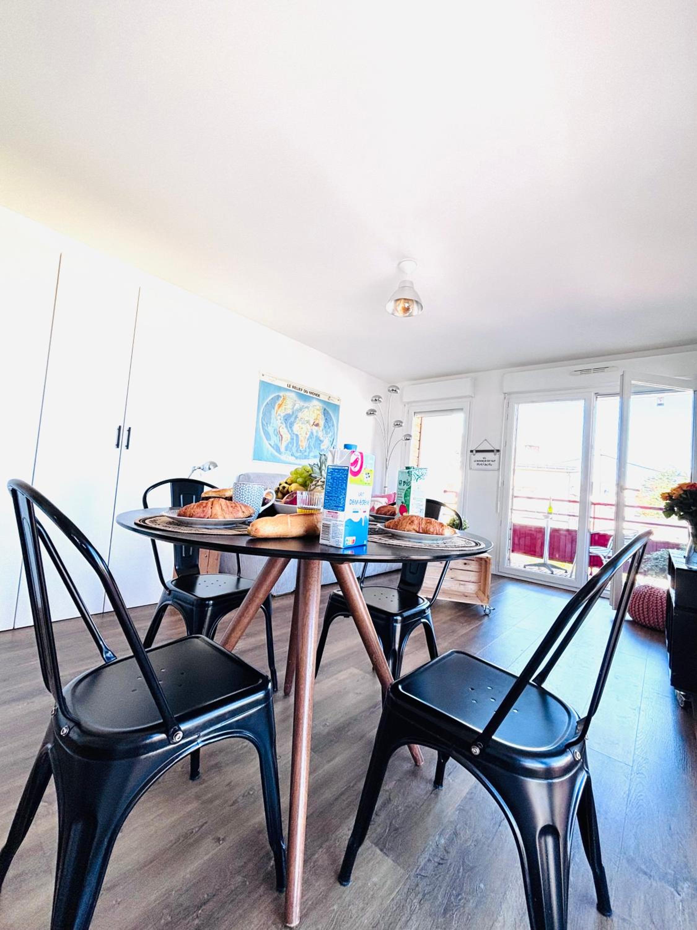 32 m2 appartement idéal famille avec parking privé