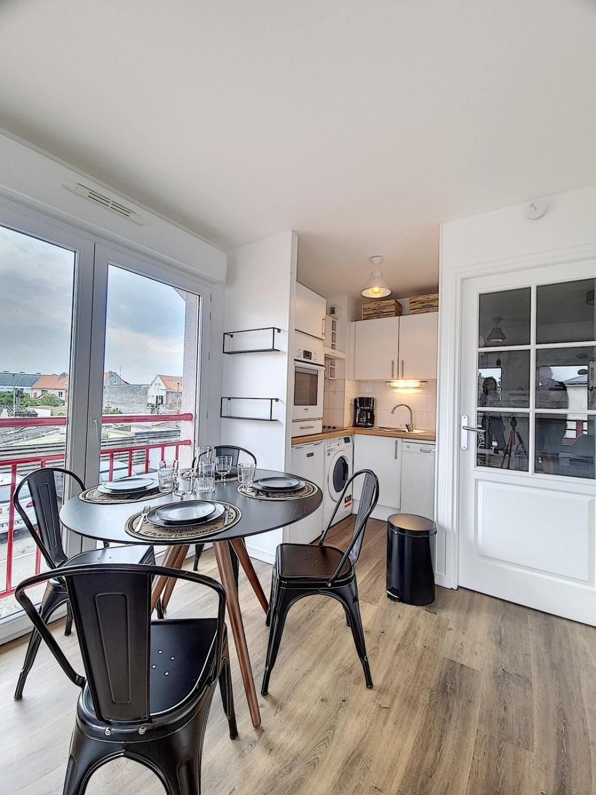 32 m2 appartement idéal famille avec parking privé