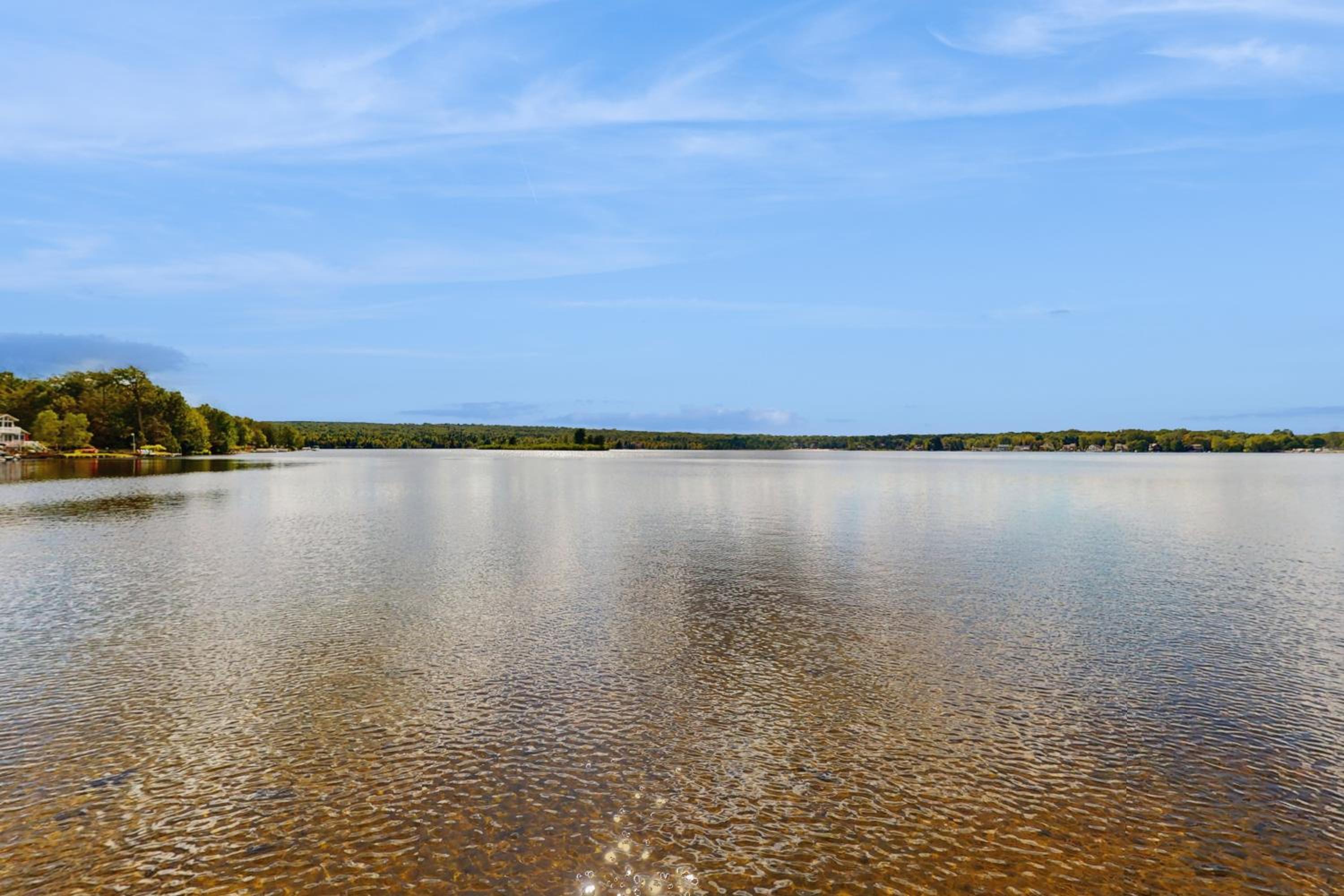 Beach and Dock! Group-Friendly Albrightsville Gem