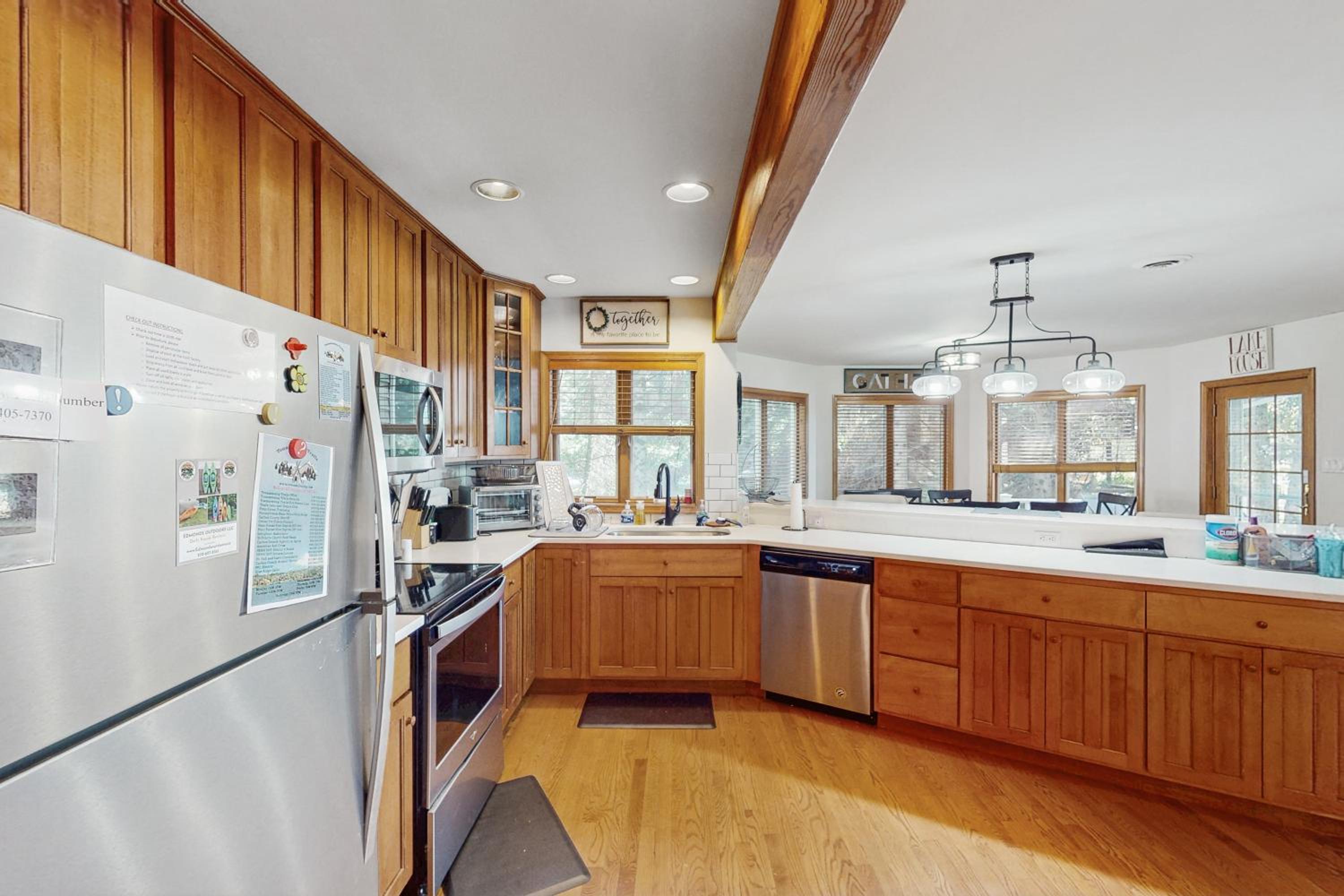Beach and Dock! Group-Friendly Albrightsville Gem