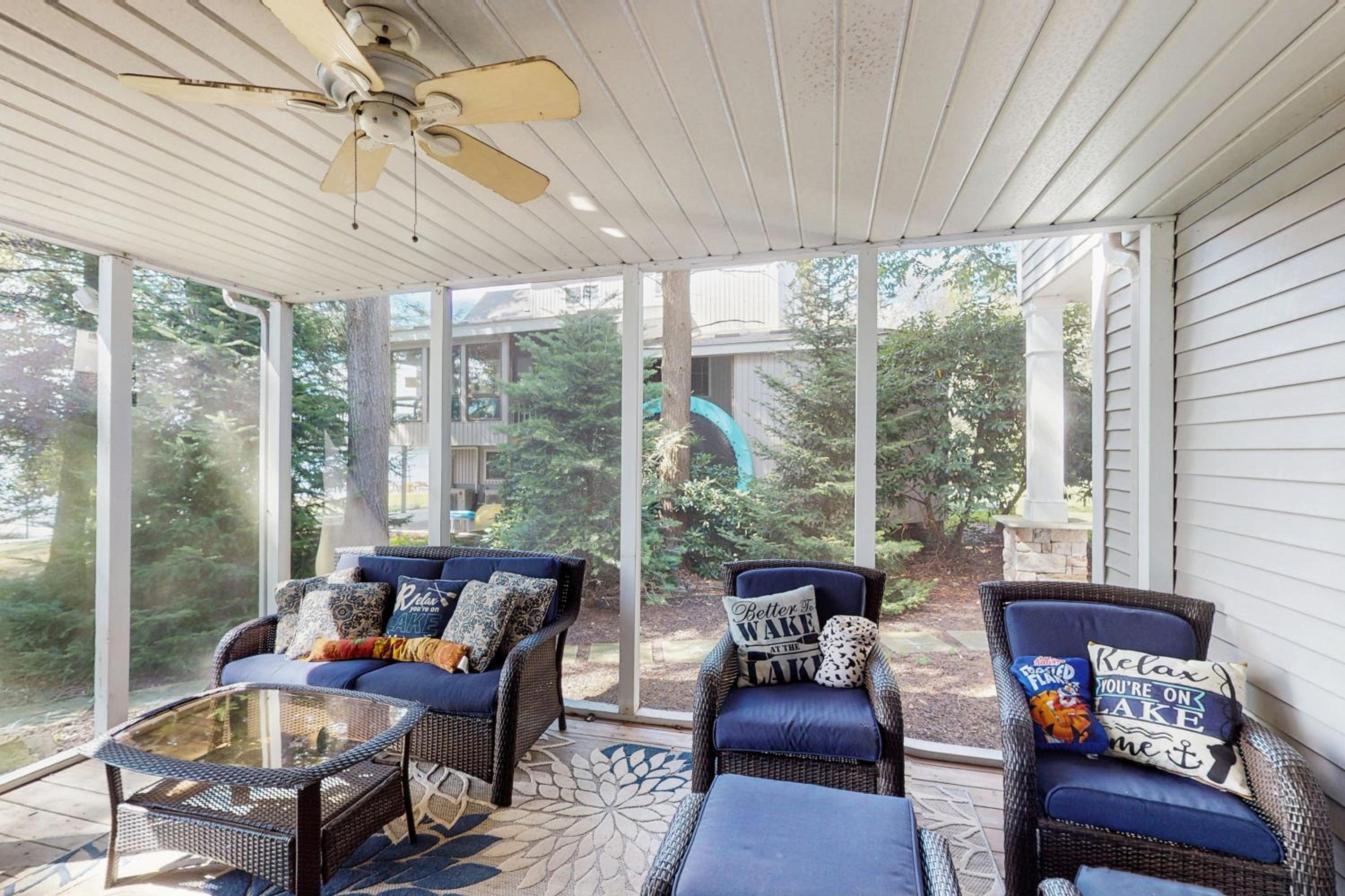 Beach and Dock! Group-Friendly Albrightsville Gem