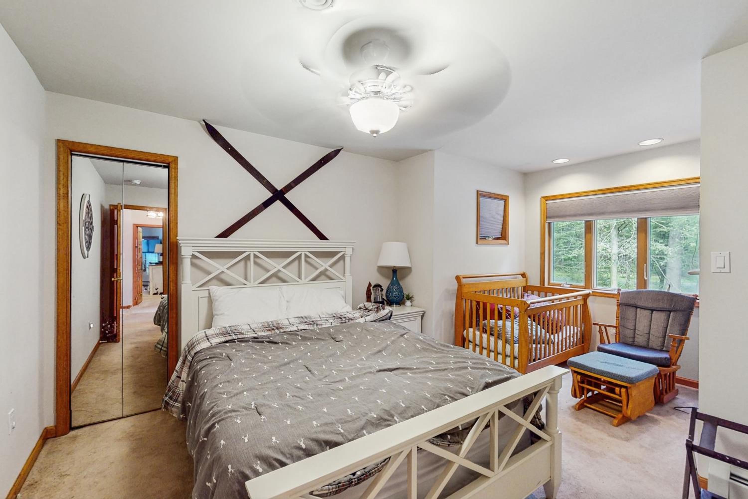 Beach and Dock! Group-Friendly Albrightsville Gem