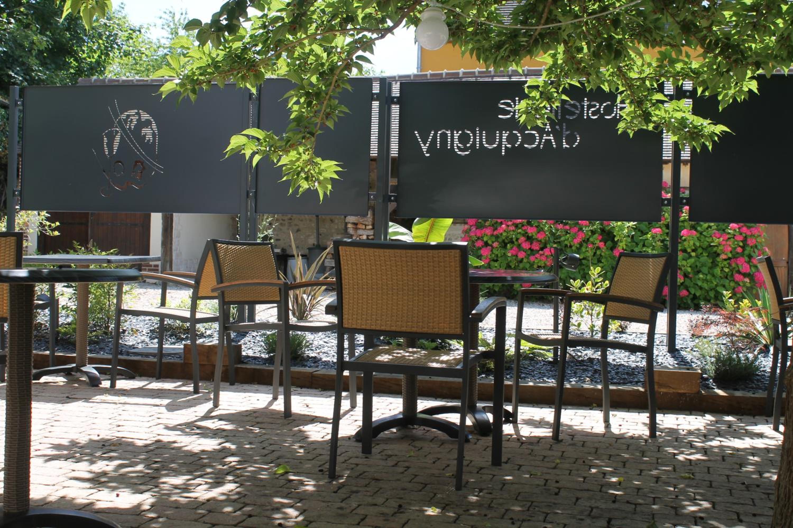 outdoor BBQ area