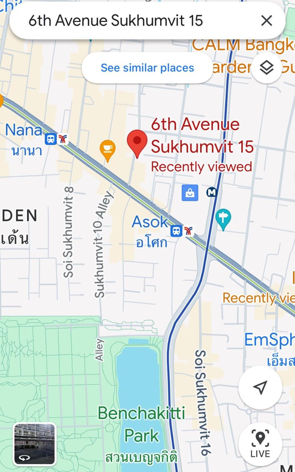 6th Avenue Sukhumvit BKK Two Bedrooms BTS Asok Nana MRT Sukhumvit
