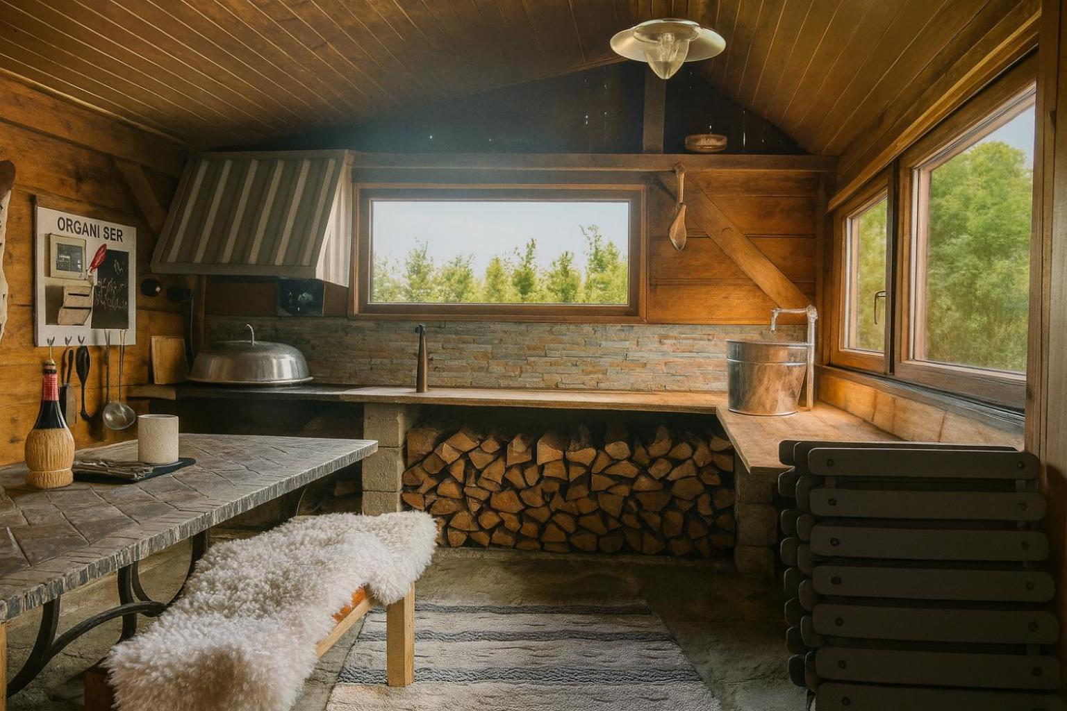 Telgártska chalupa pod Kráľovou hoľou - sauna & altánok