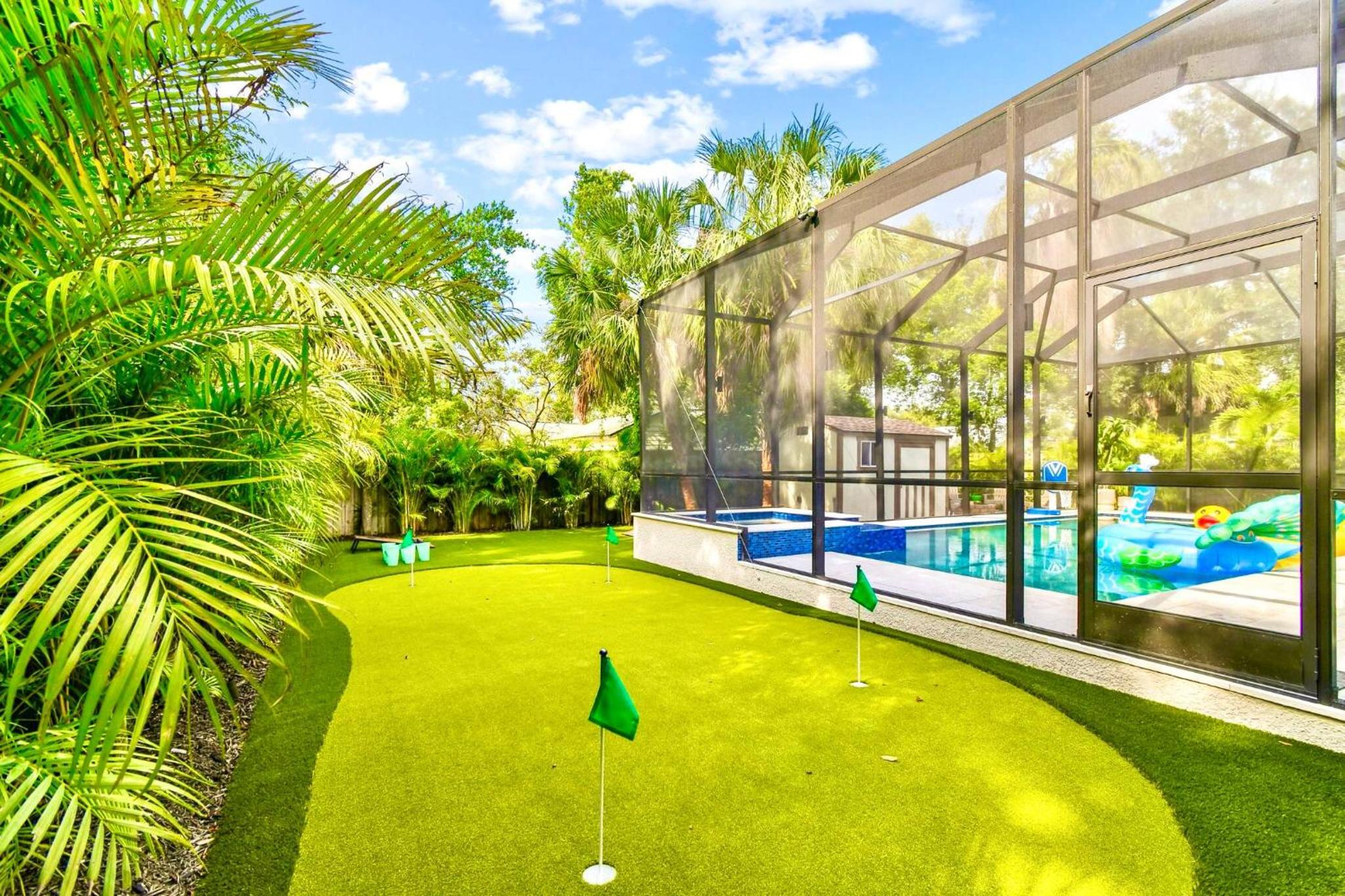 Tampa Family Fun Pool Spa Grill Mini Golf & Games