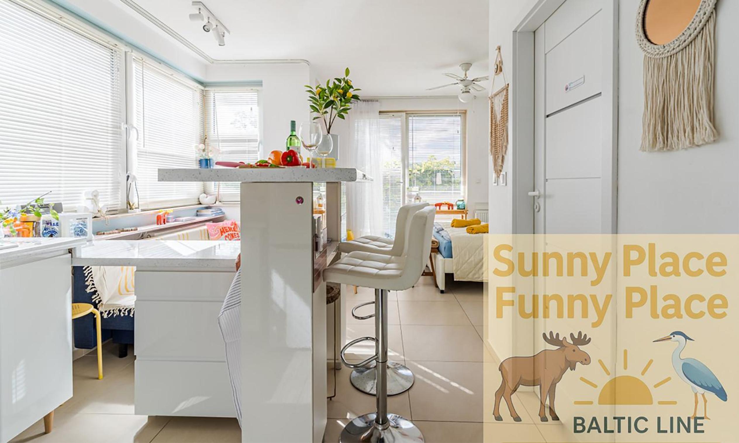 Batic Line - SUNNY PLACE - FUNNY PLACE, apartament ze słonecznym ogródkiem na Wyspie Sobieszewskiej