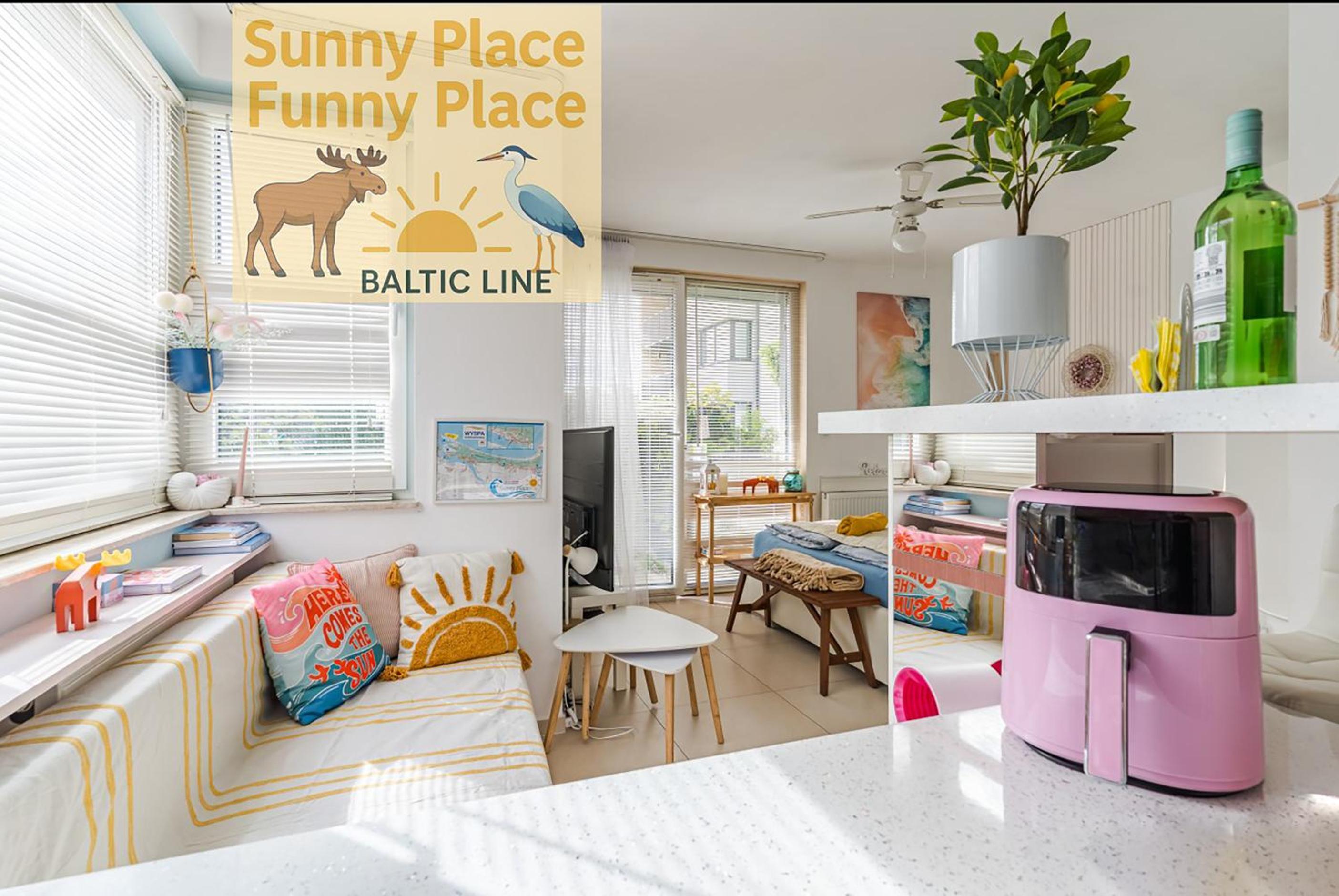 Batic Line - SUNNY PLACE - FUNNY PLACE, apartament ze słonecznym ogródkiem na Wyspie Sobieszewskiej