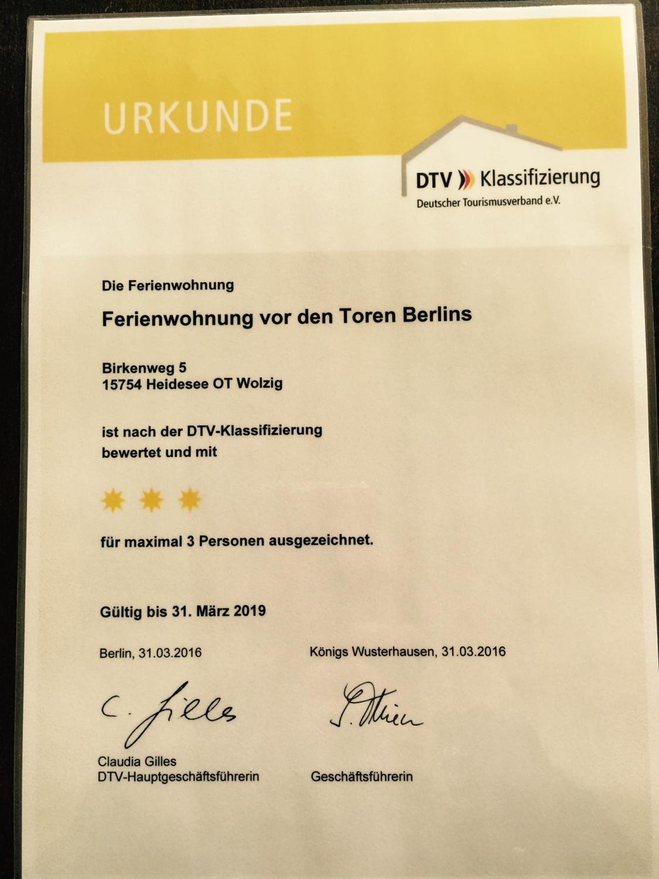 Ferienwohnung vor den Toren Berlins