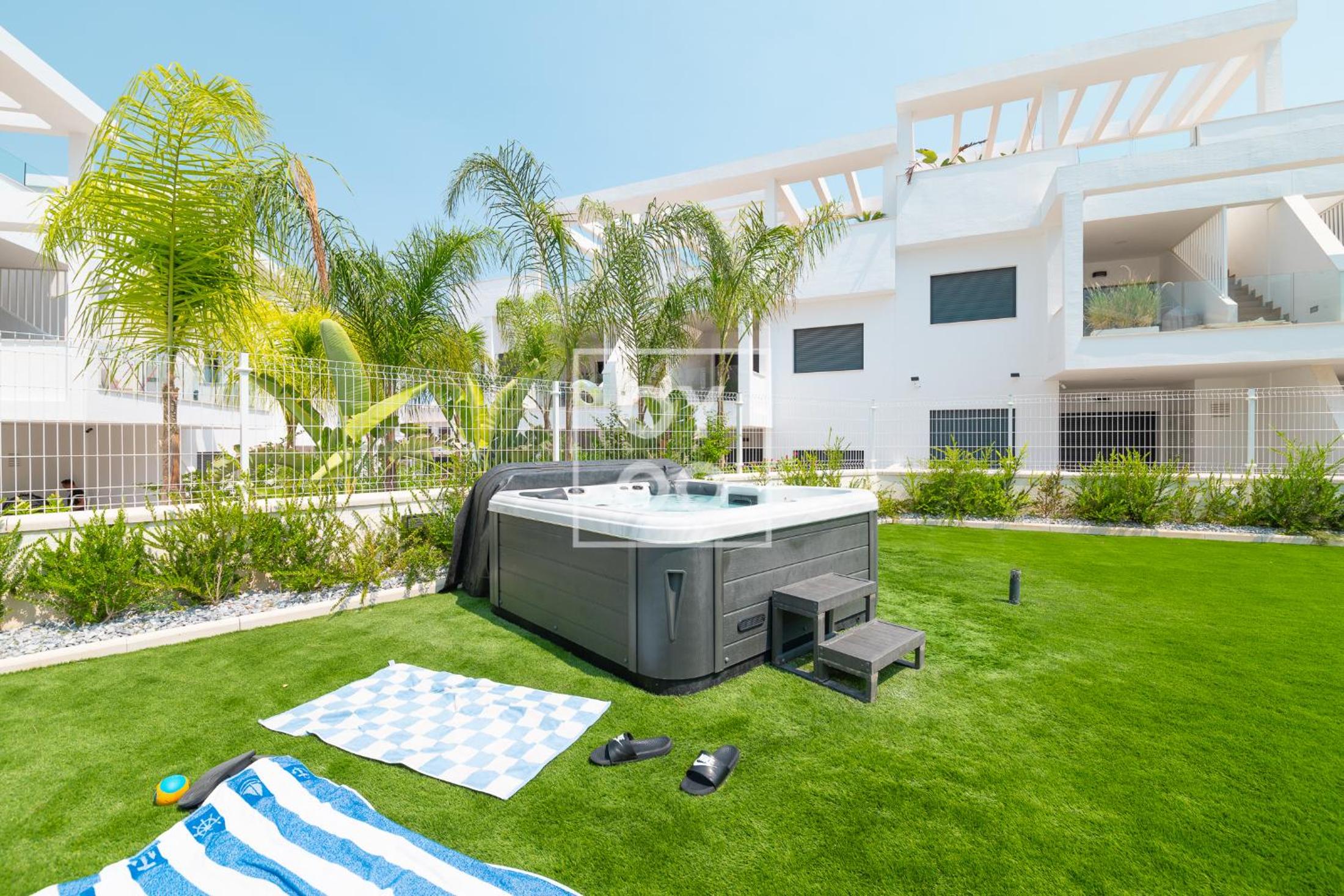 Nalia Horizon Penthouse, Outdoor living with solarium, BBQ, pool, hot tub - by OYOOSTAYS