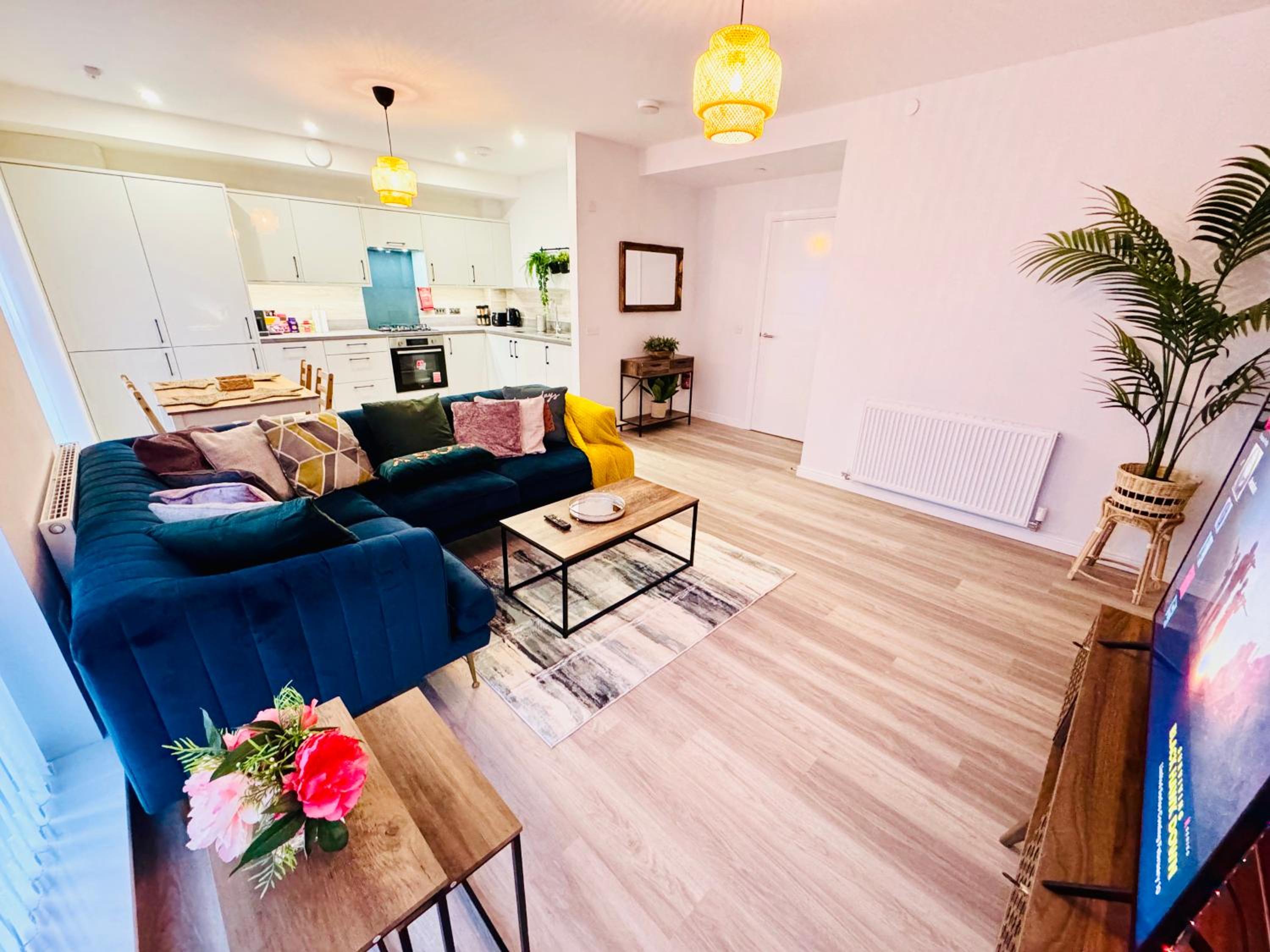 Modern Flat in Glasgow City FREE Parking & Wifi