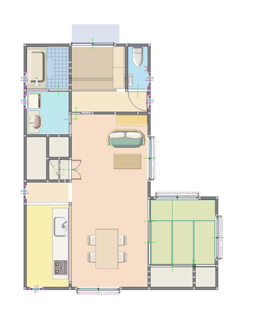 貸切 KIX 25min Family-Friendly Hinoki House Free P