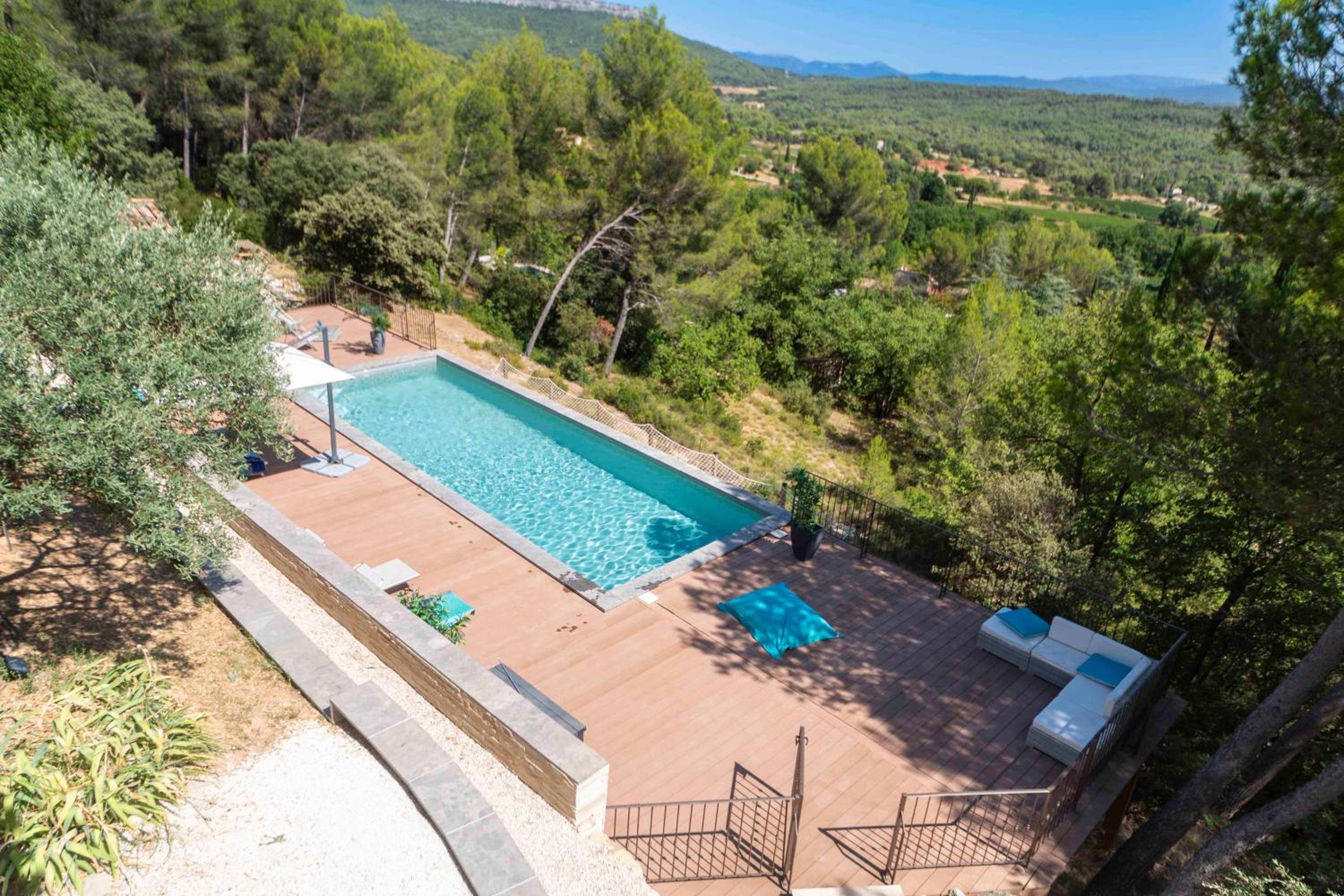 Independent Panoramic Studio with Pool - Le Tholonet