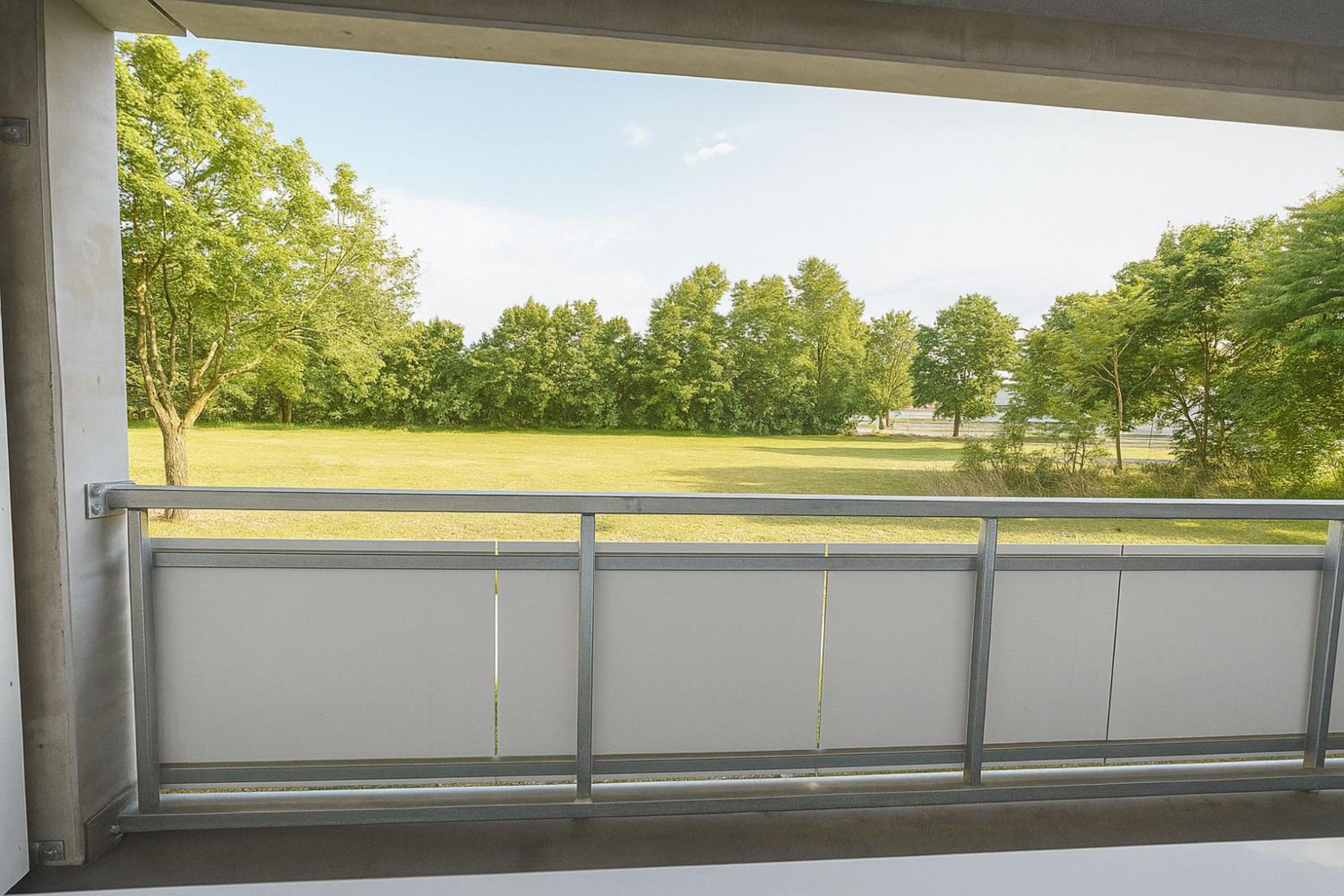 Modernes 2-Raum Apartment für 4 Personen mit Boxspringbetten, vollausgestatteter Küche und Balkon