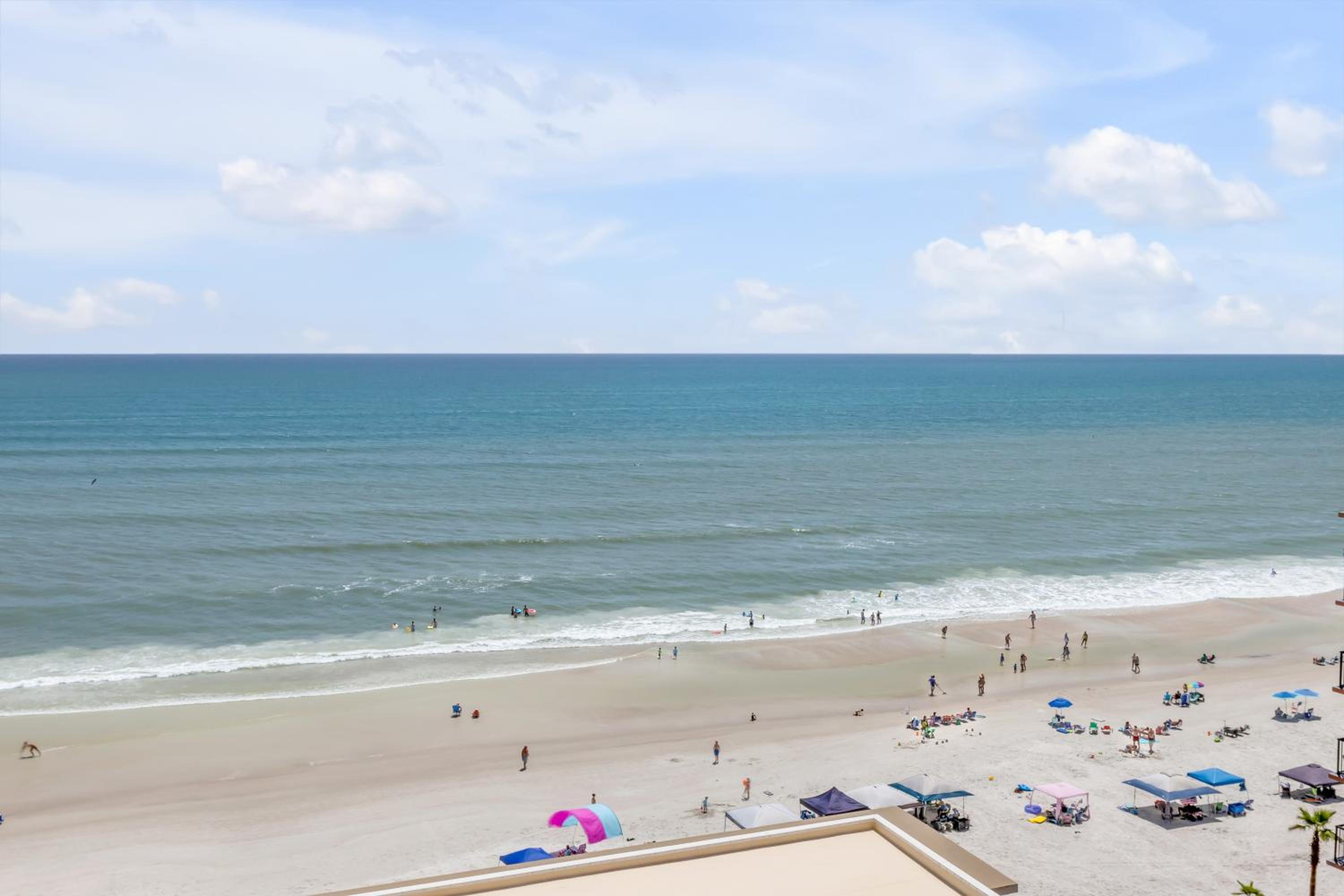 New Listing! Dog-friendly direct oceanfront with private balcony and heated rooftop pool
