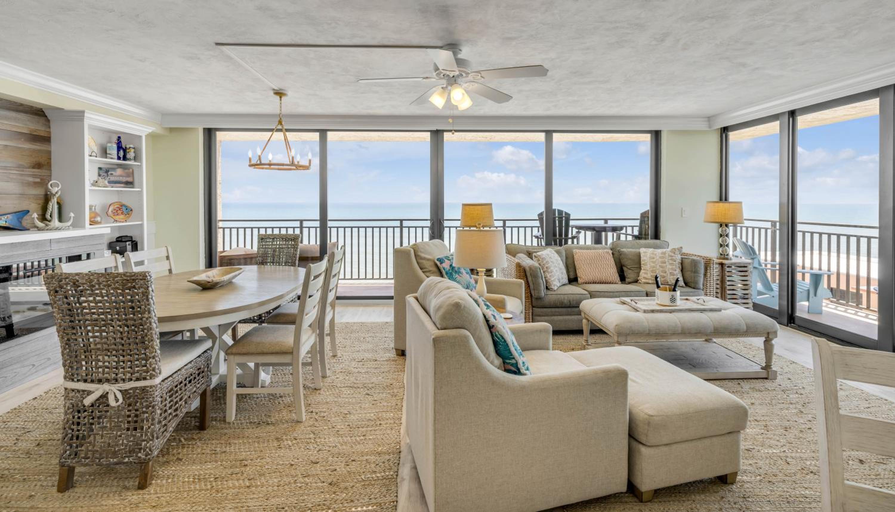 New dog-friendly Listing! Updated direct oceanfront with spacious balcony and heated pool