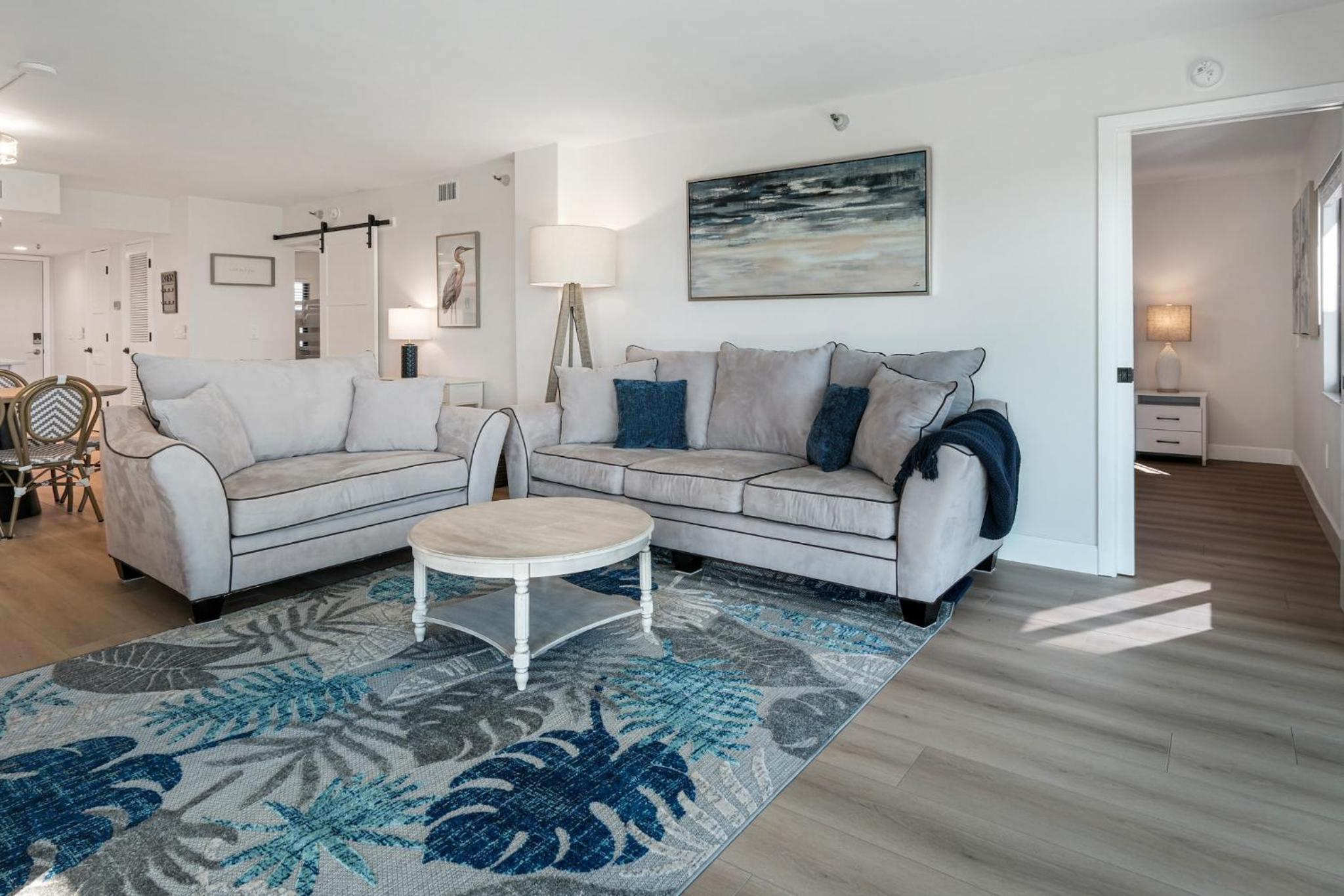 Updated direct oceanfront, ground floor condo with a heated pool and beach access