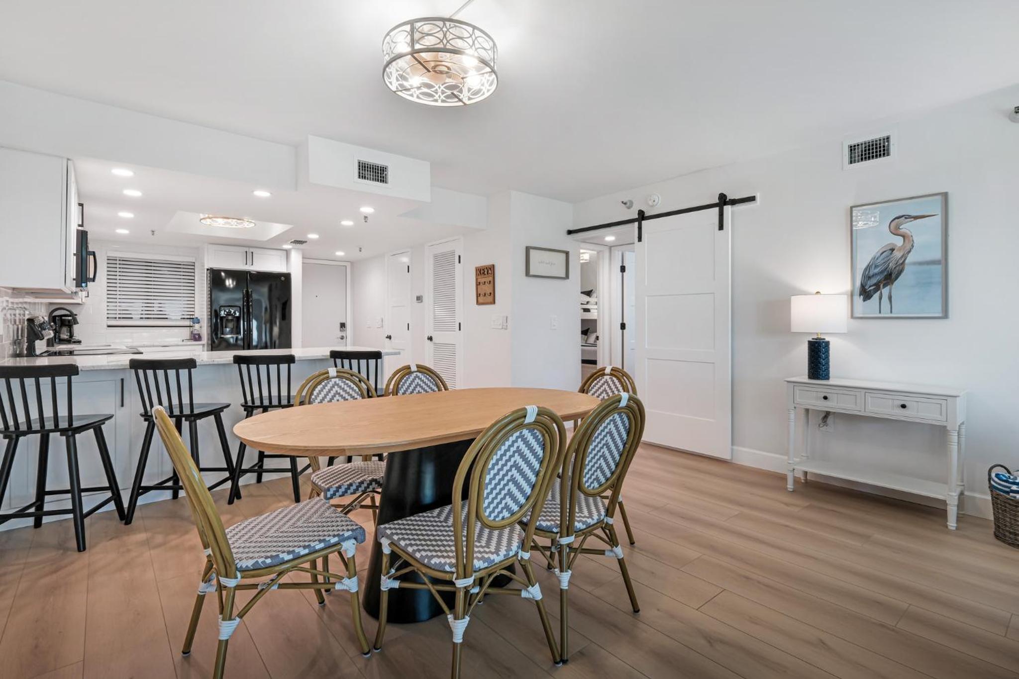 Updated direct oceanfront, ground floor condo with a heated pool and beach access