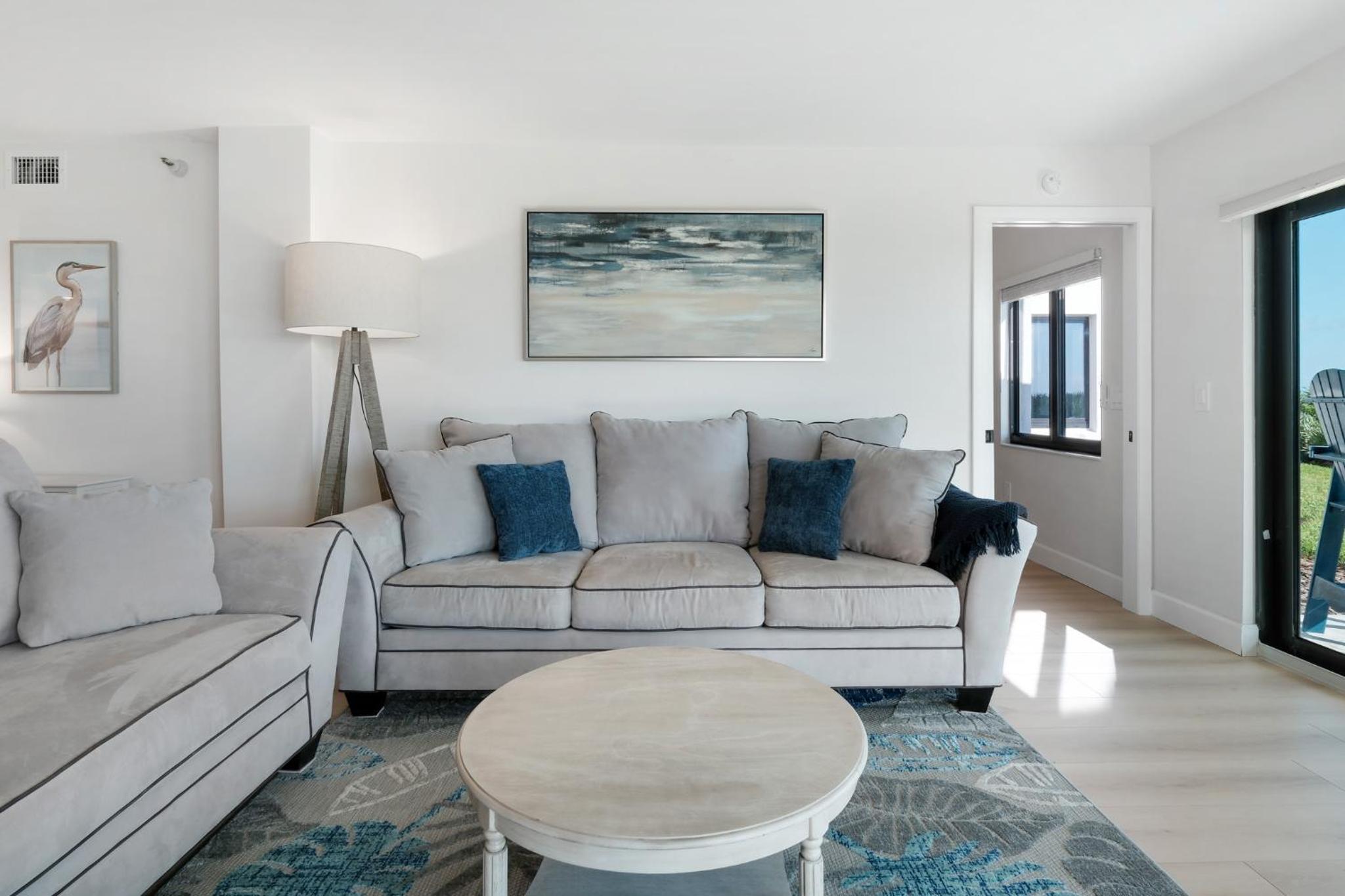 Updated direct oceanfront, ground floor condo with a heated pool and beach access