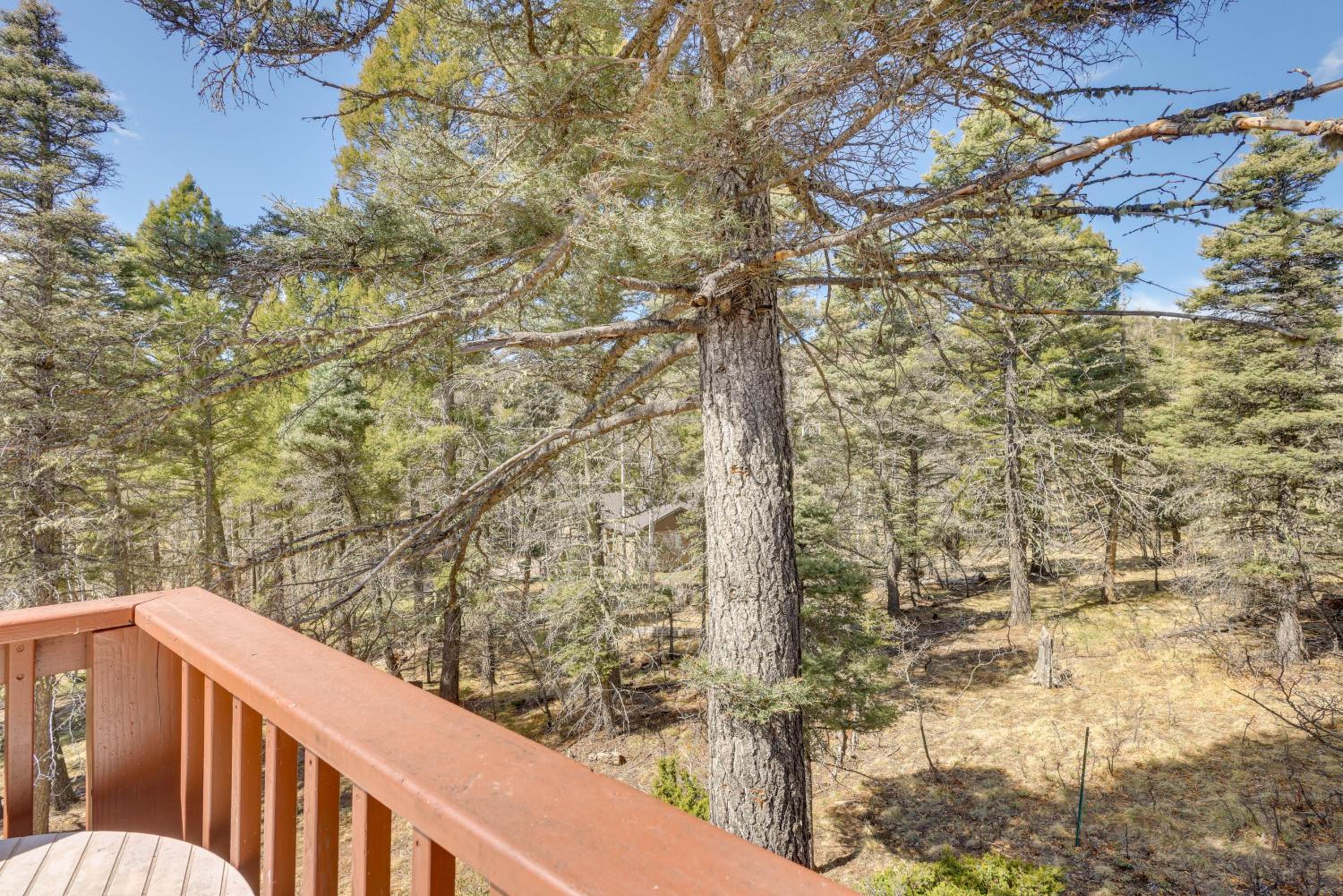 Mtn-View Deck Cabin Getaway in Angel Fire