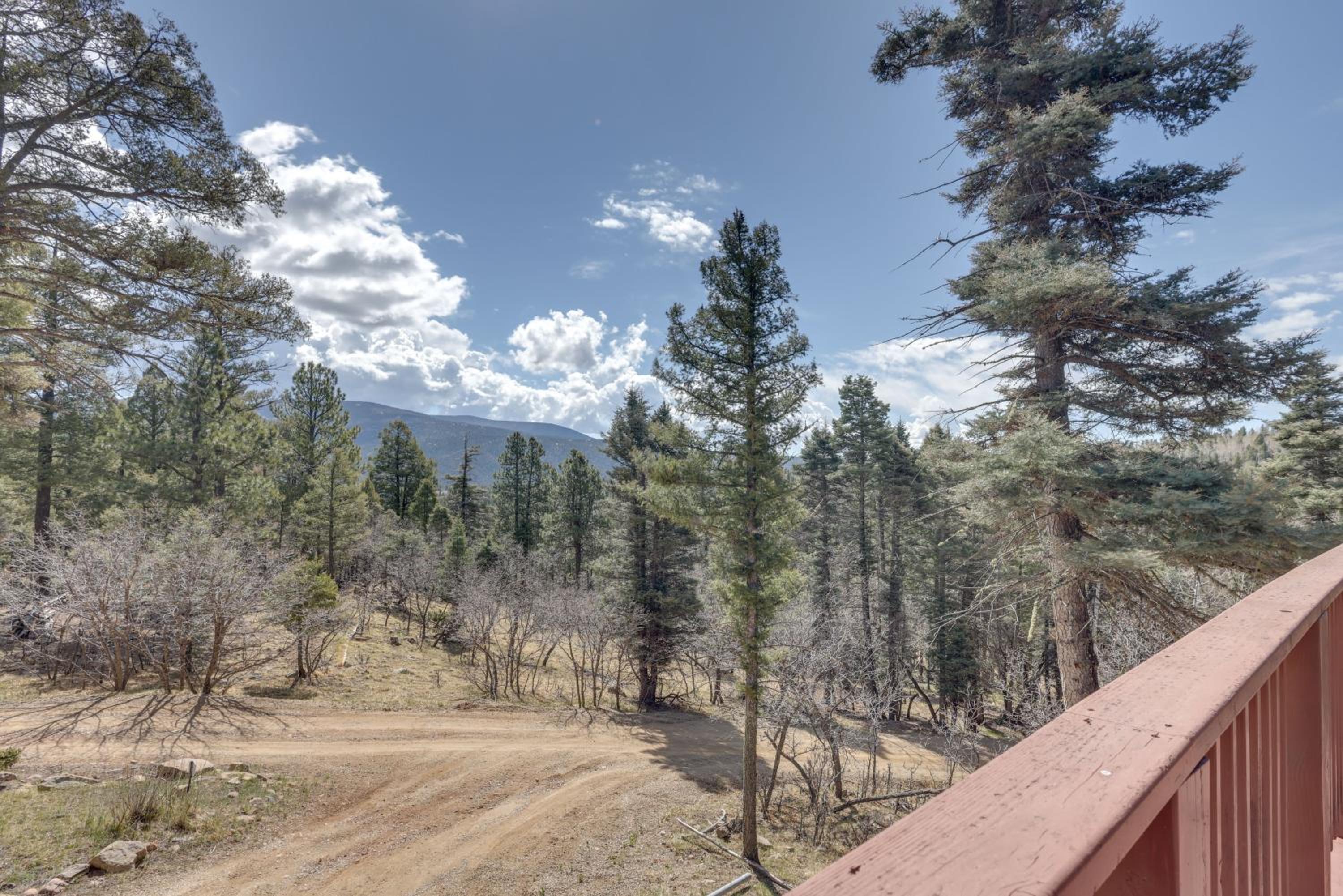 Mtn-View Deck Cabin Getaway in Angel Fire
