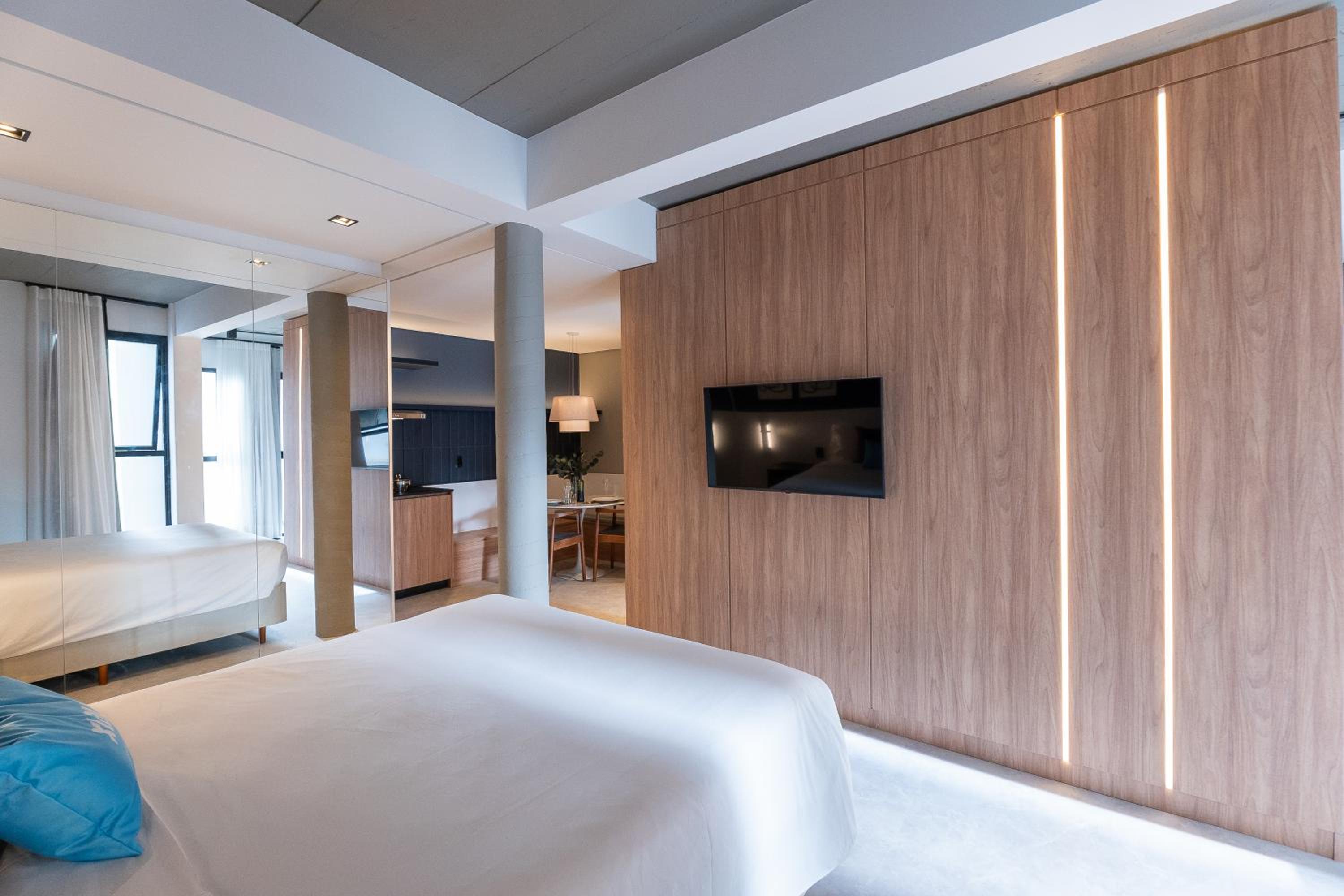 Xtay Oslo Florianópolis - Residential studio 5 minutes from downtown, close to Epic School and Atlantis Executive Center